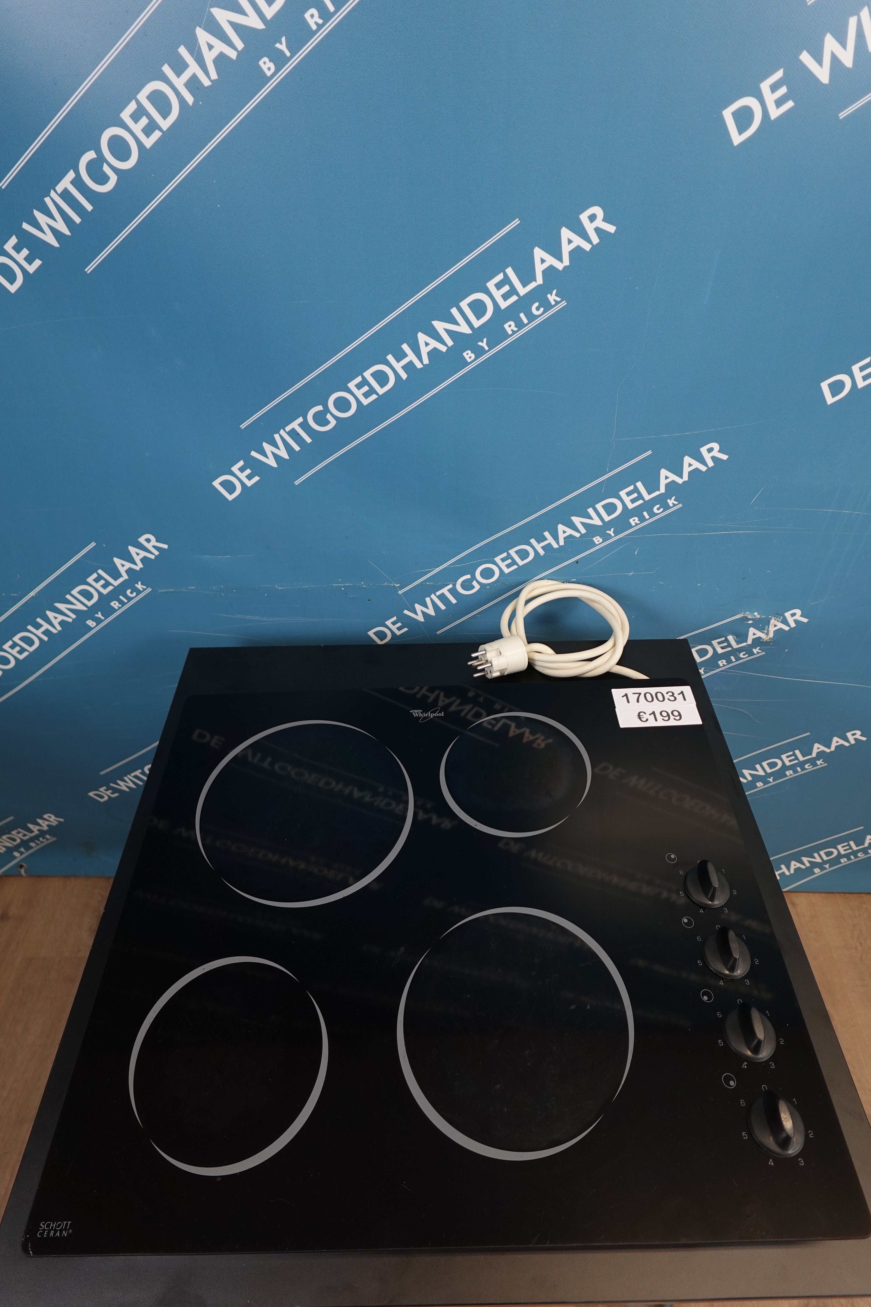 Keramische inbouw kookplaat Whirlpool