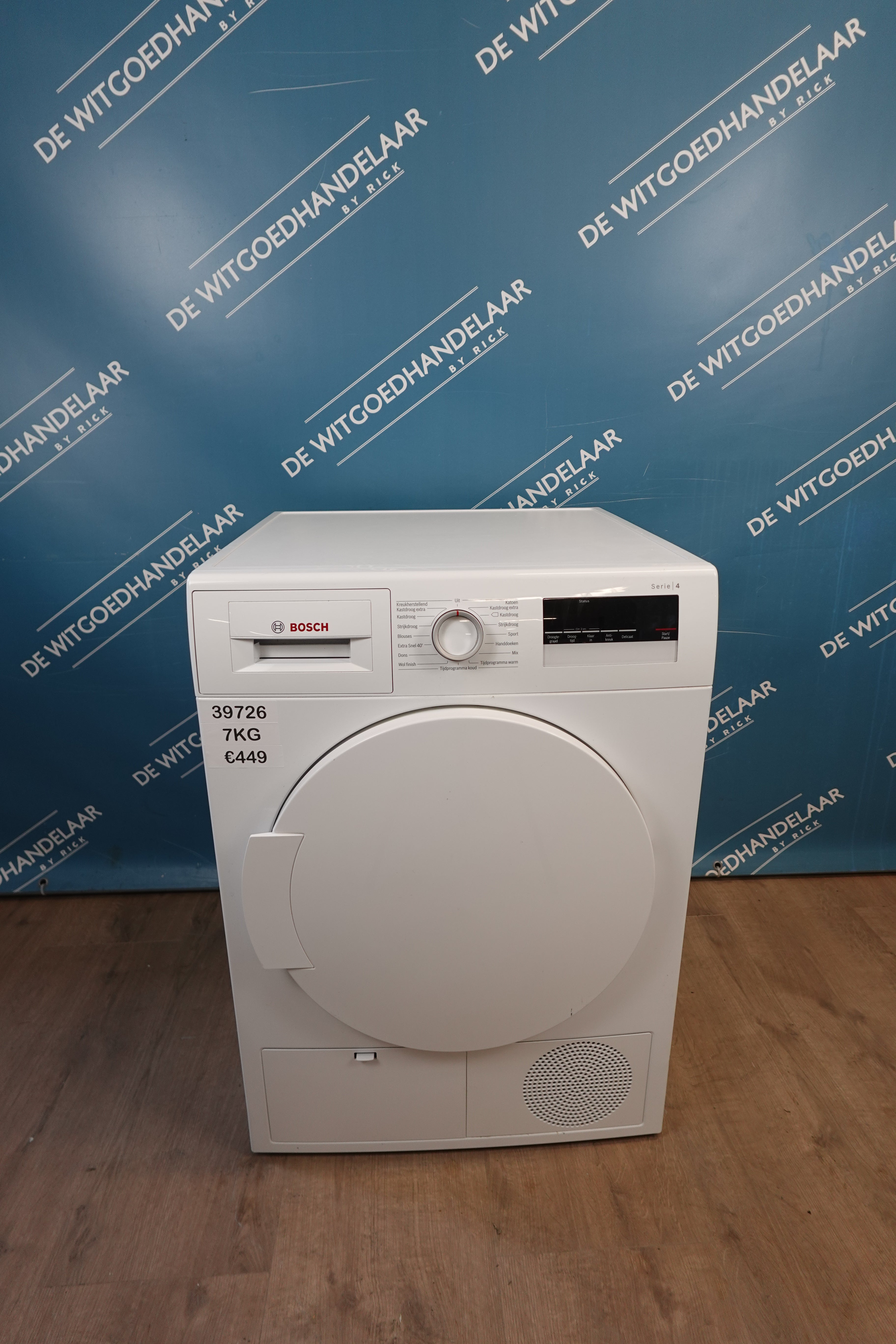 Warmtepompdroger Bosch serie 4 7 kg