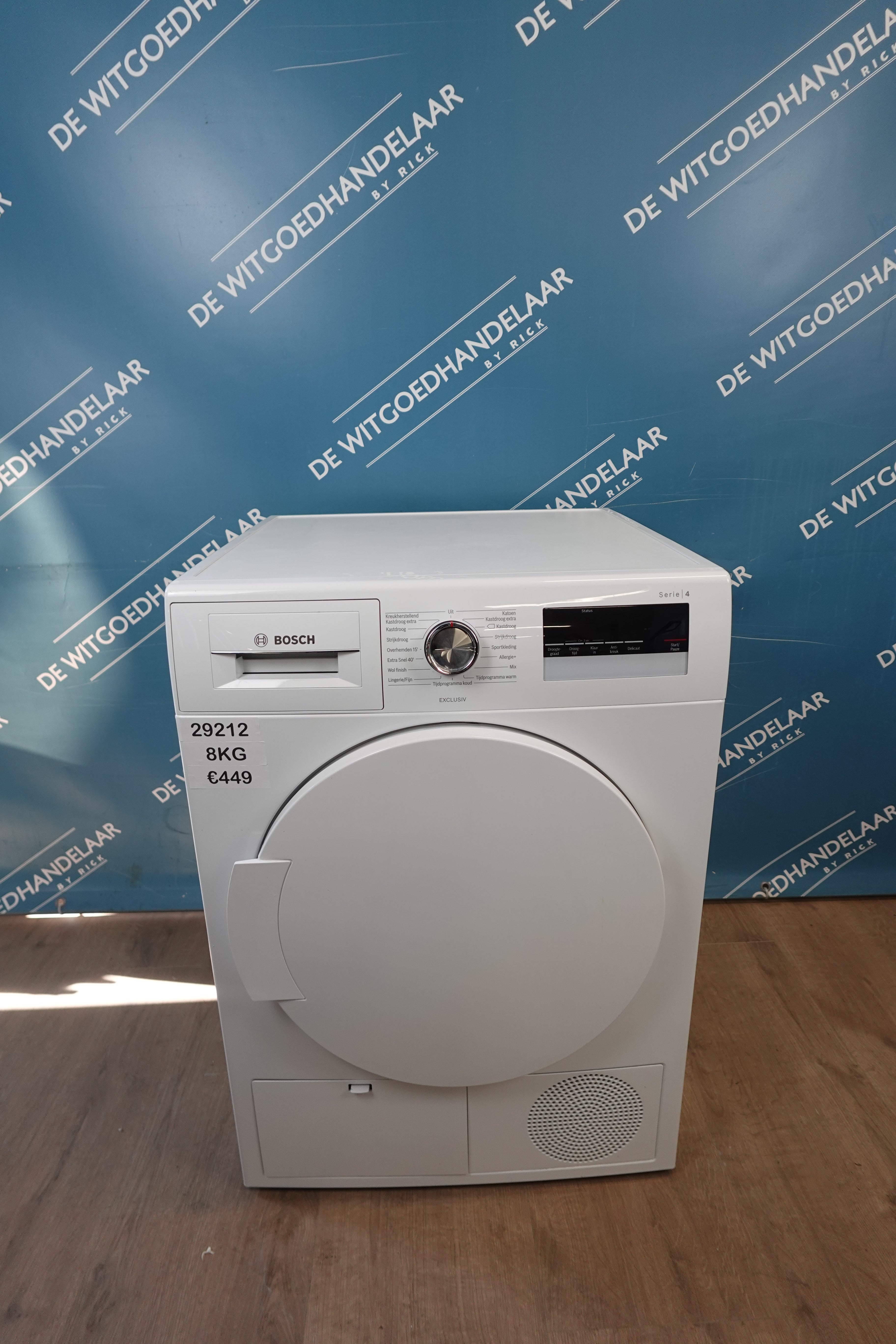Condensdroger Bosch serie 4 8 kg