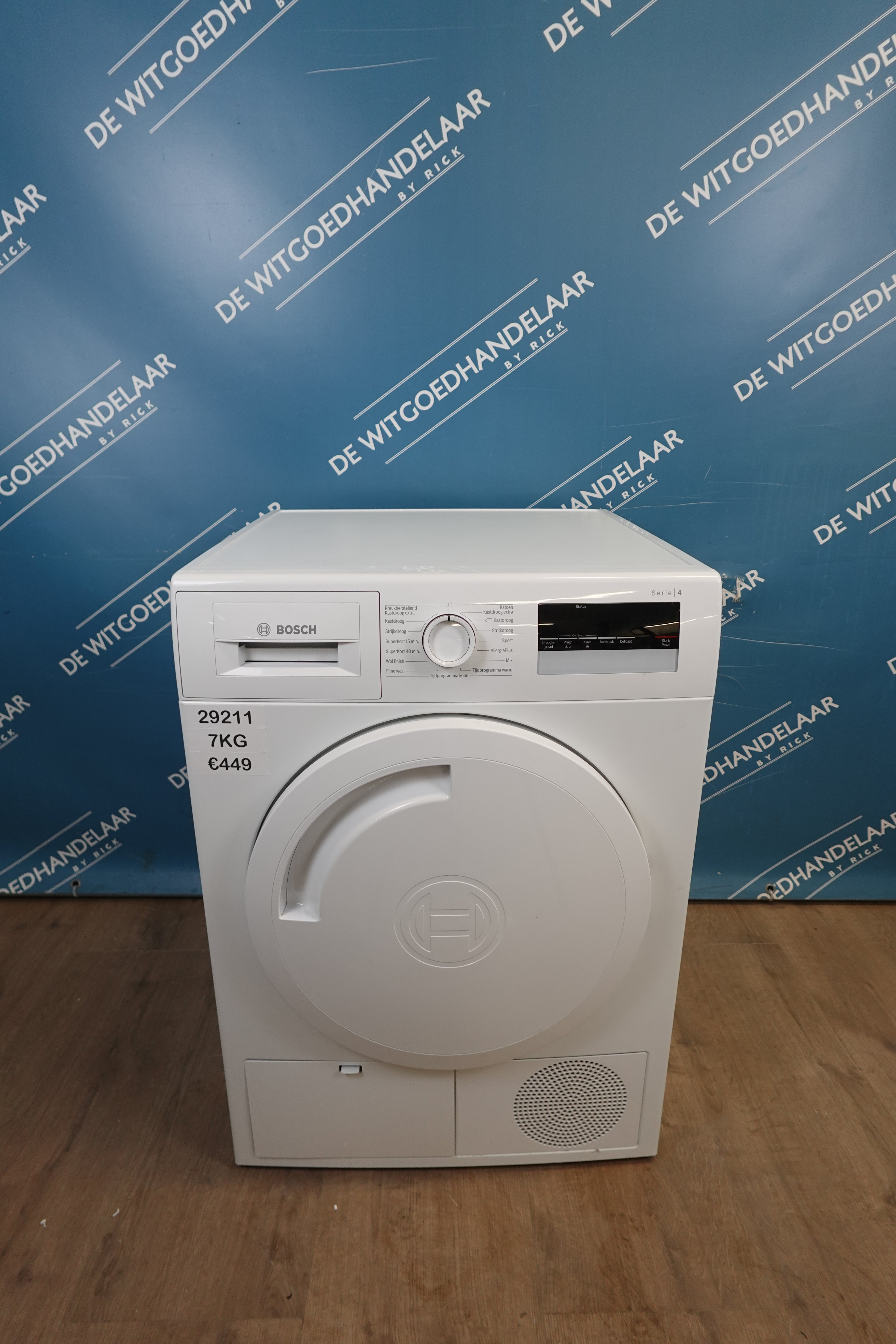 Condensdroger Bosch serie 4 7 kg