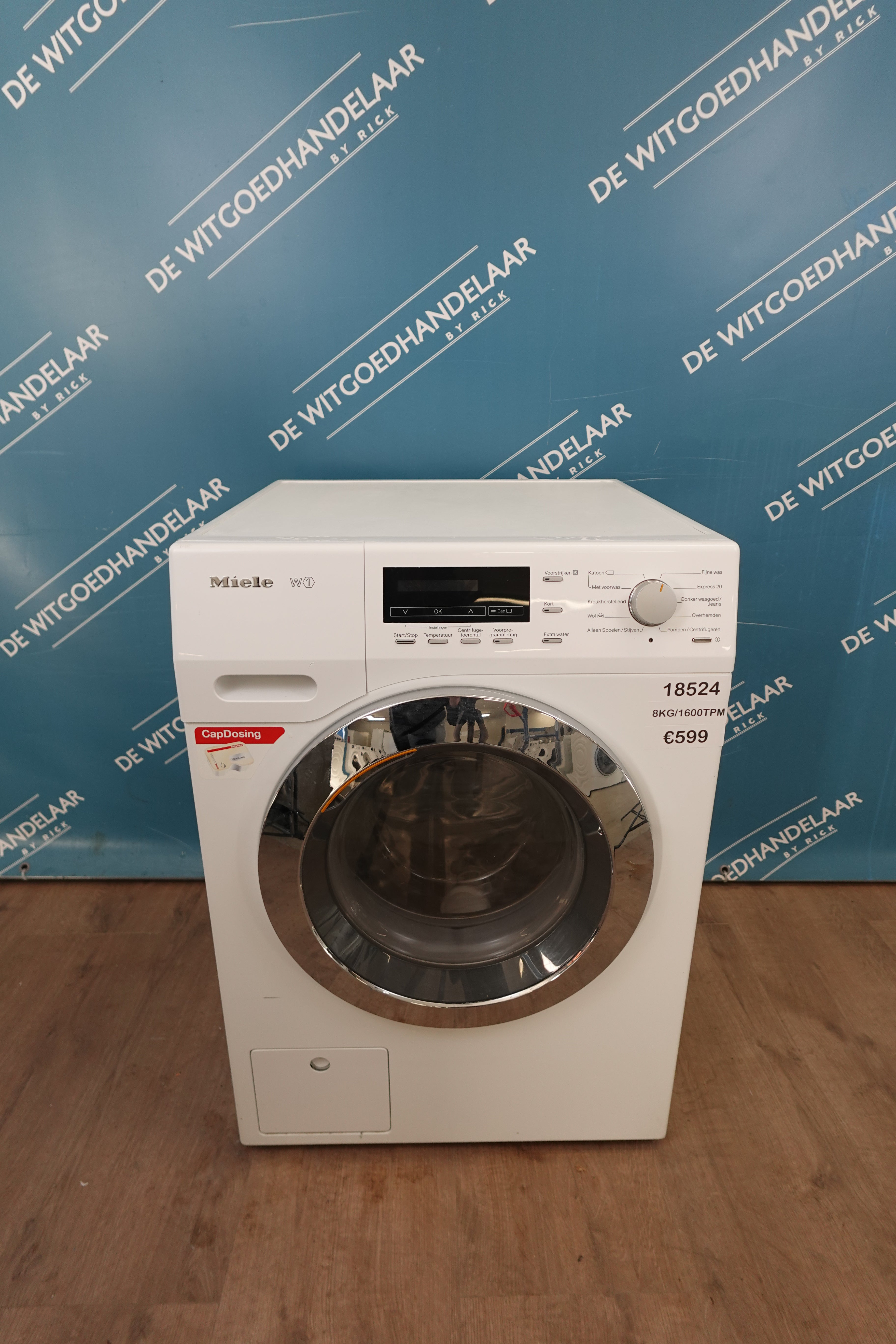 Wasmachine Miele W1 8 kg 1600 toeren