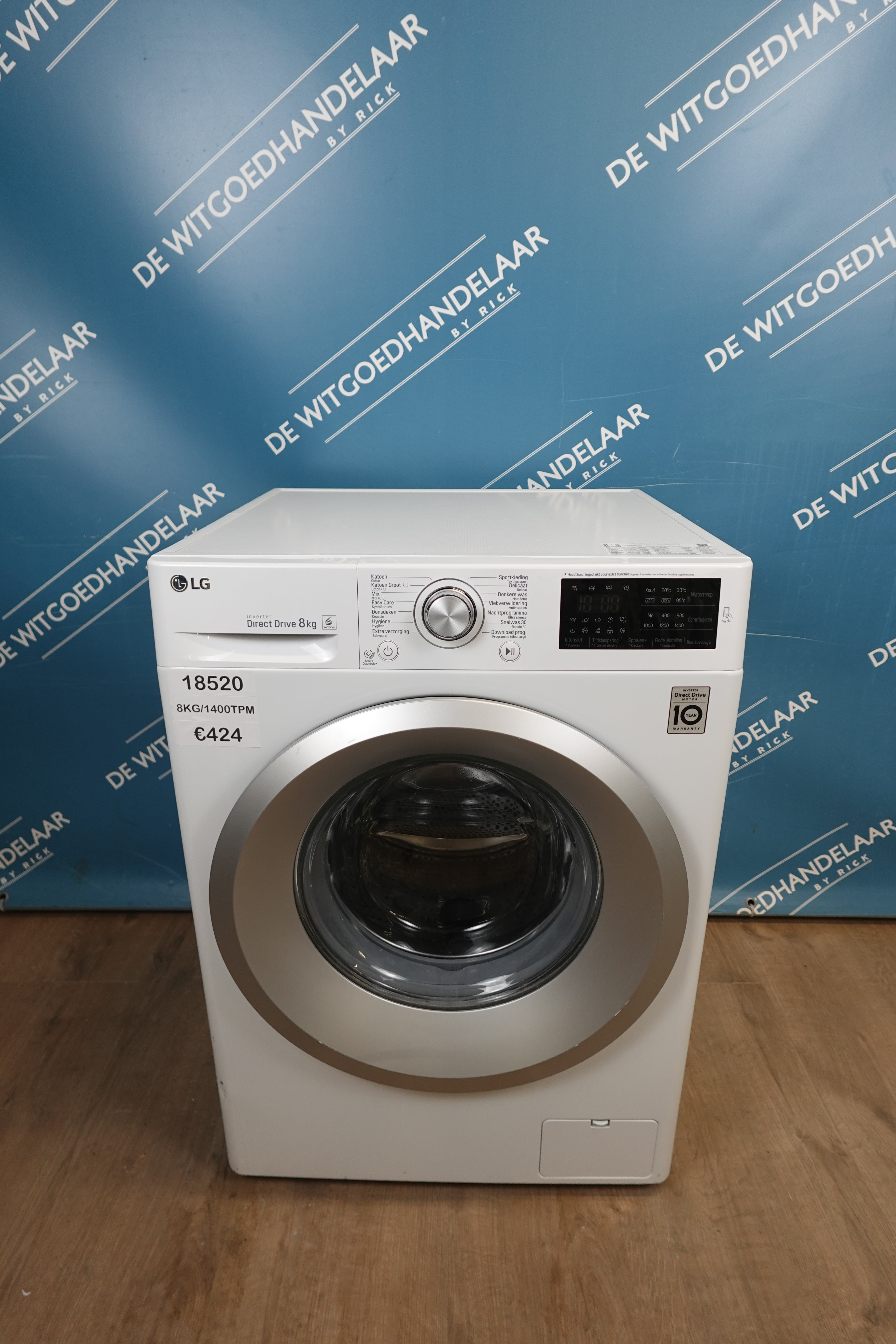 Wasmachine LG 8 kg 1400 toeren