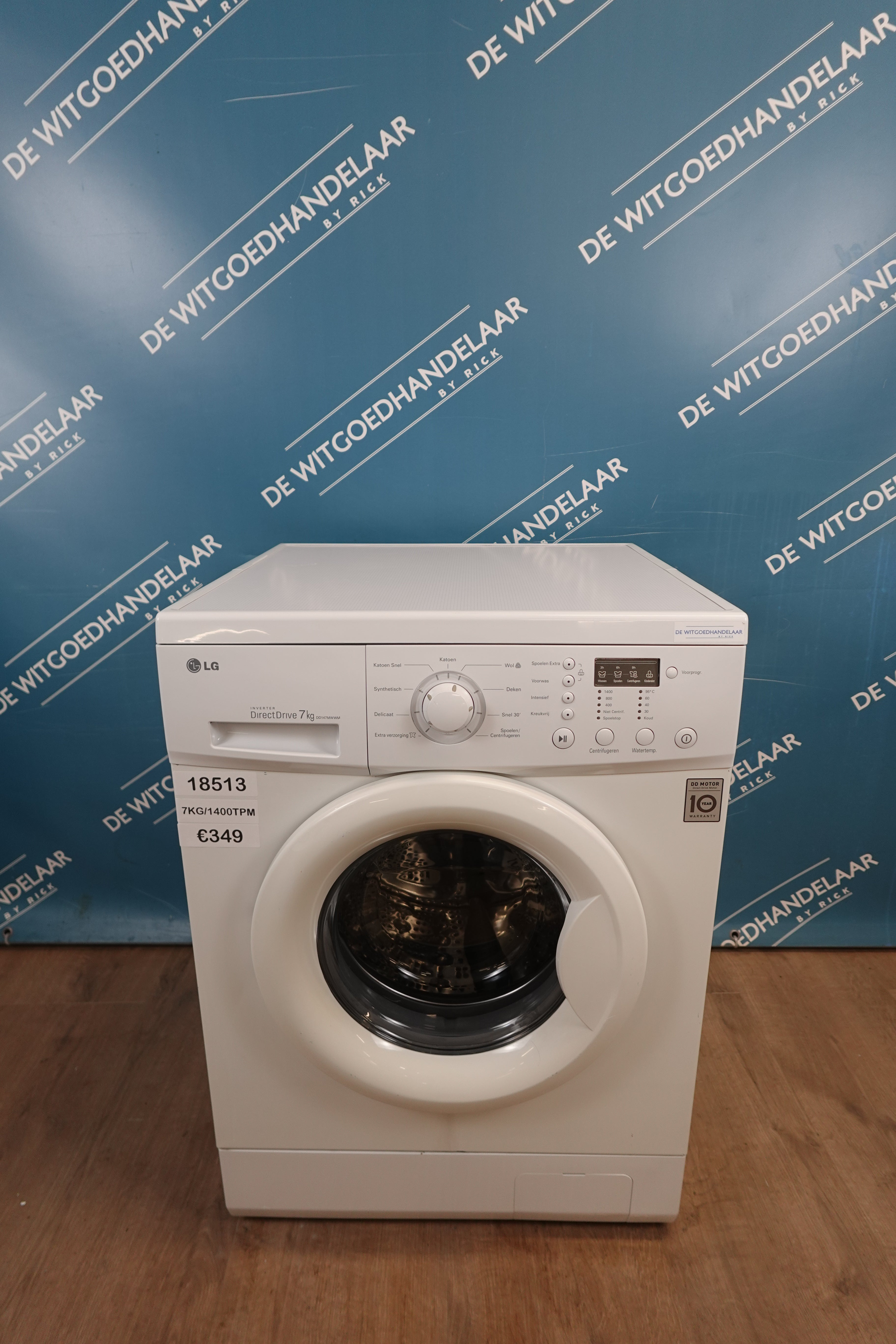 Wasmachine LG 7 kg 1400 toeren