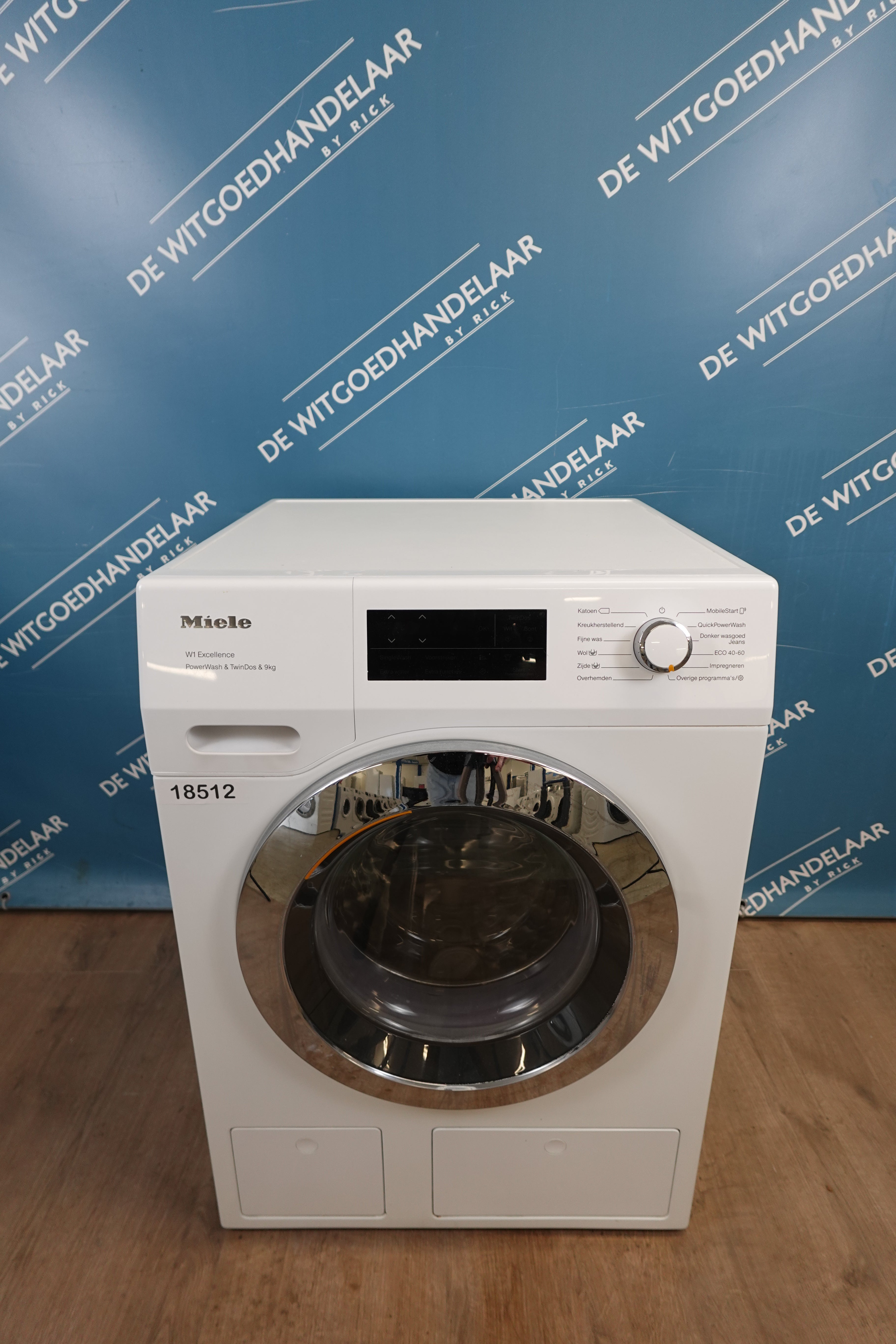 Wasmachine Miele W1 9 kg 1600 toeren