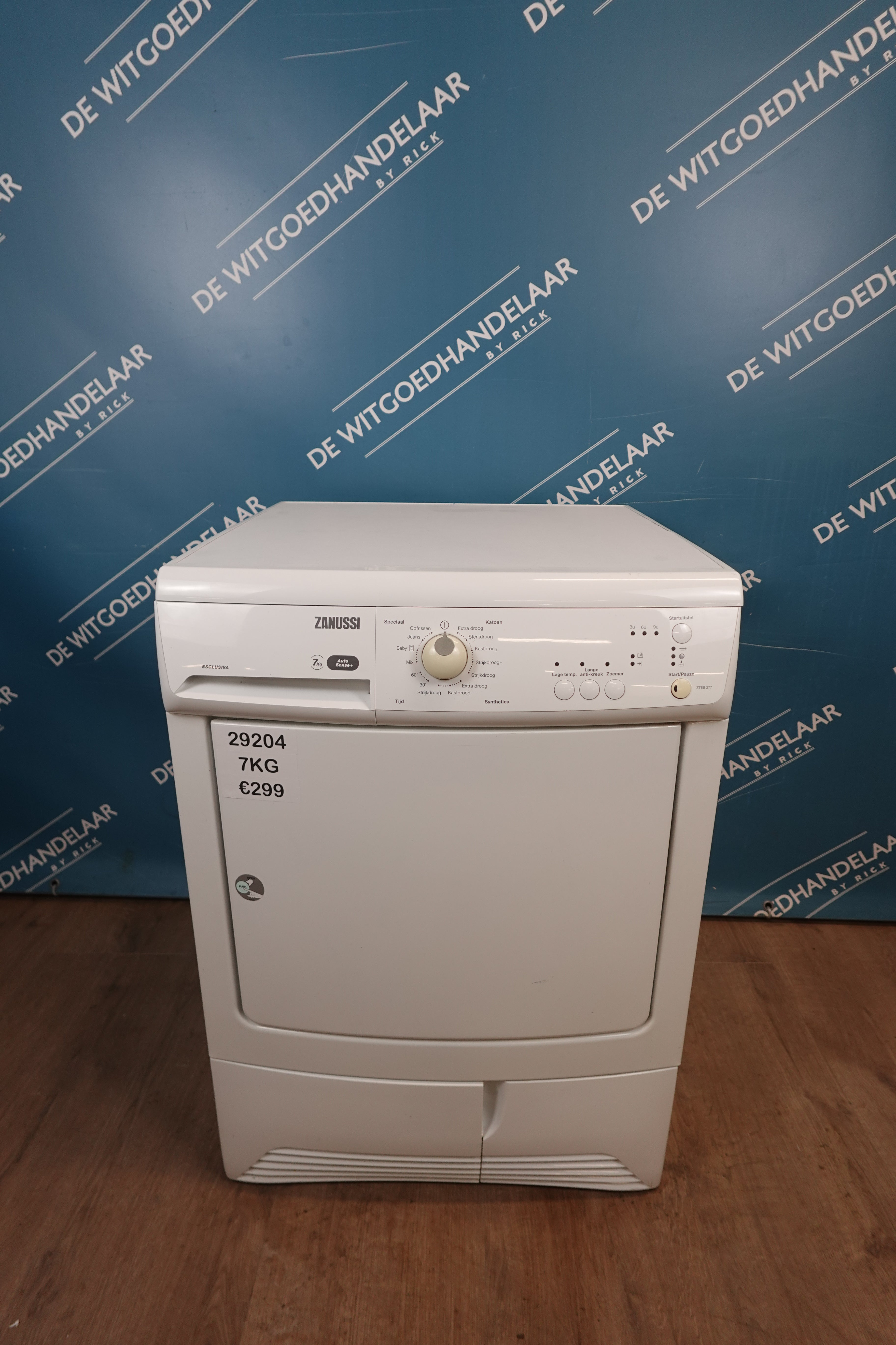 Condensdroger Zanussi 7 kg