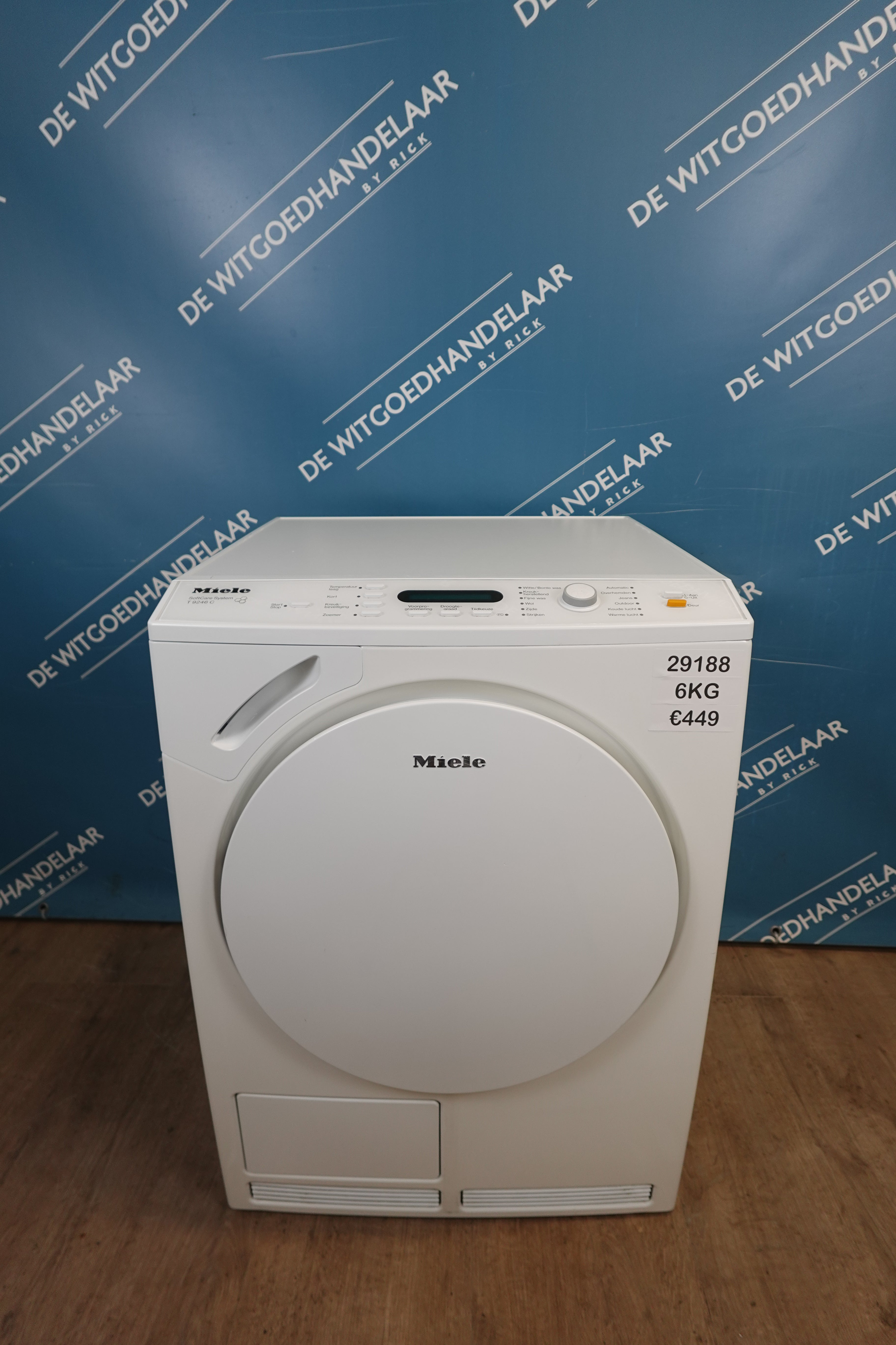 Condensdroger Miele T9246C 6 kg
