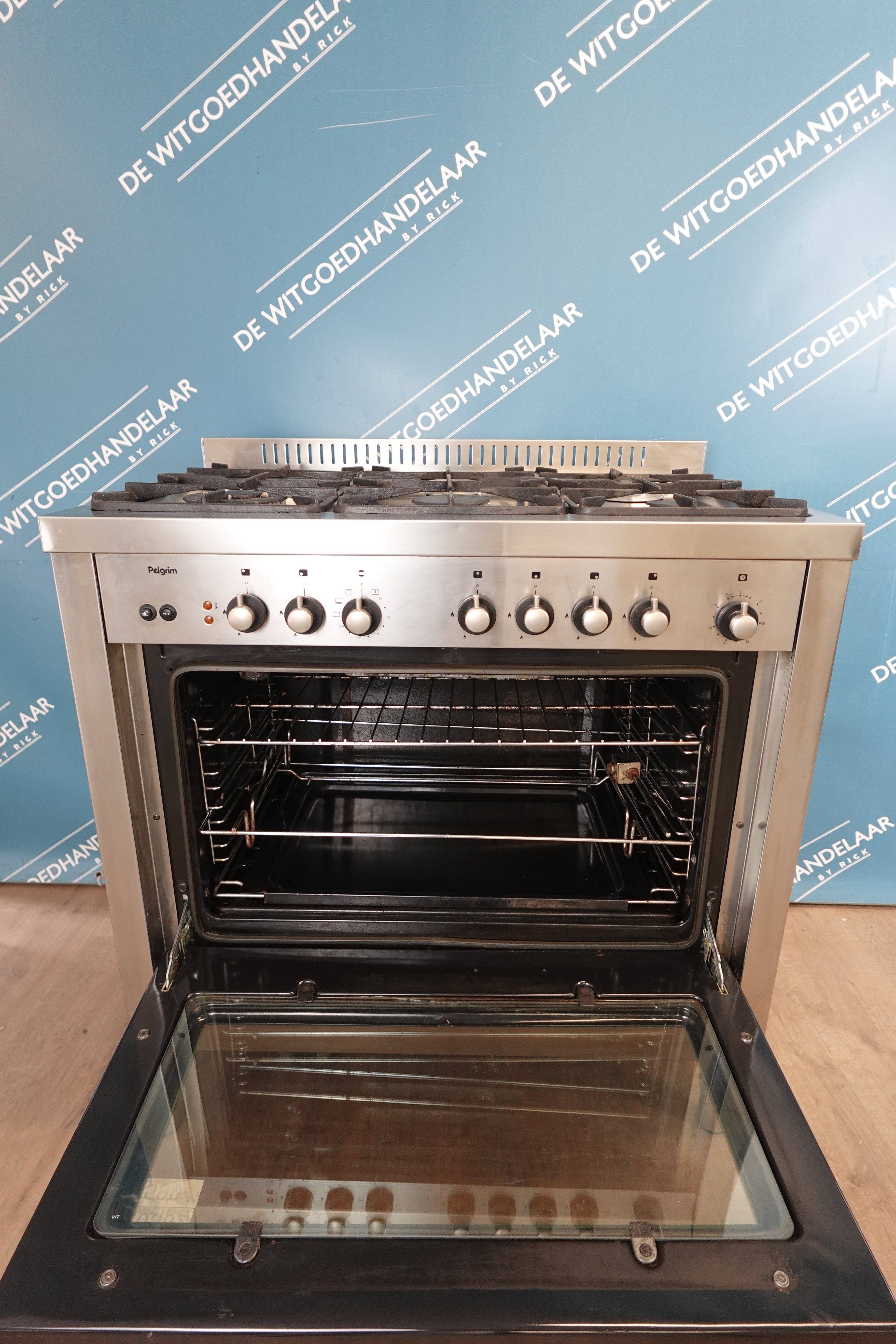Gasfornuis met Elektrische oven Pelgrim