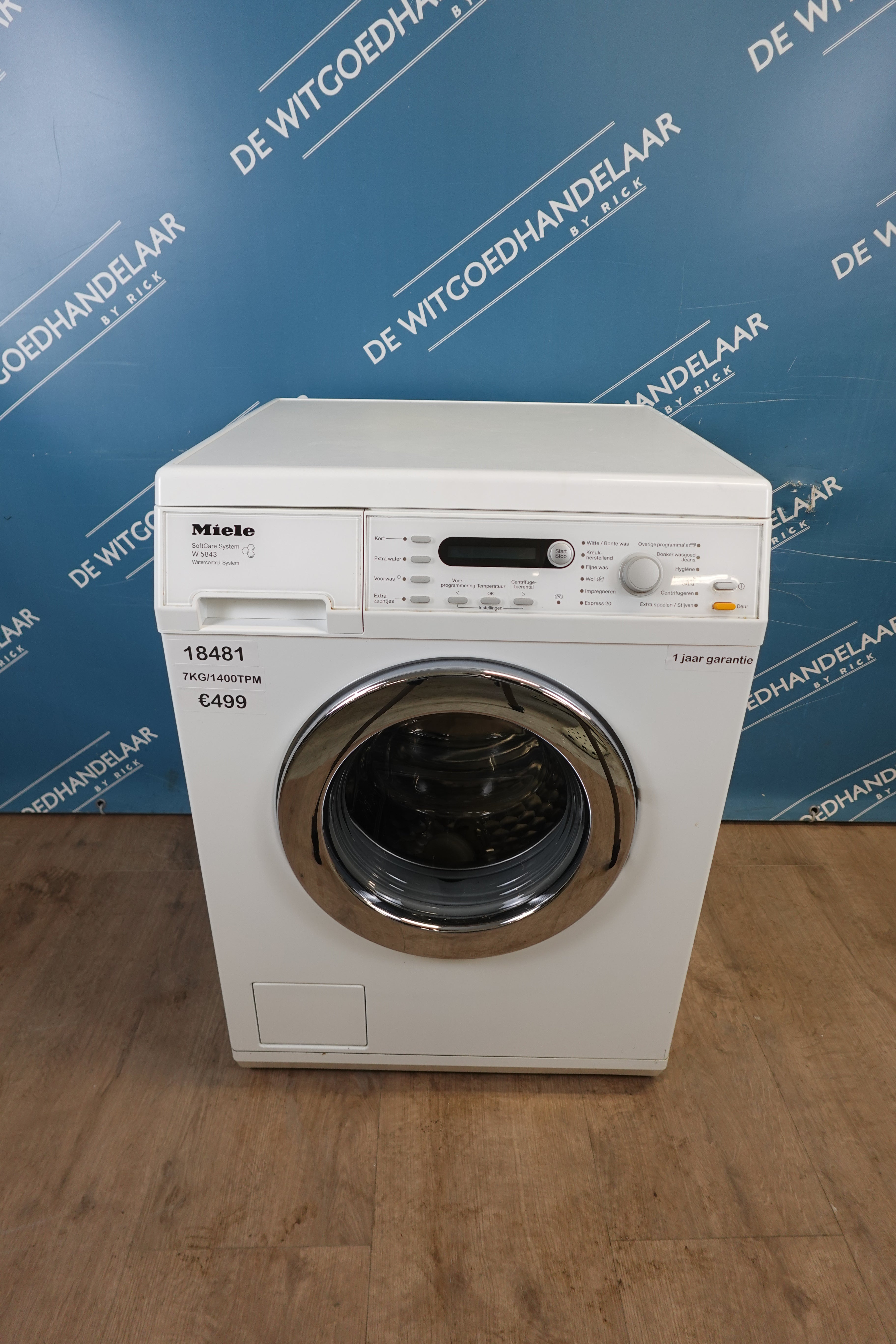 Wasmachine Miele W5843 7 kg 1400 toeren