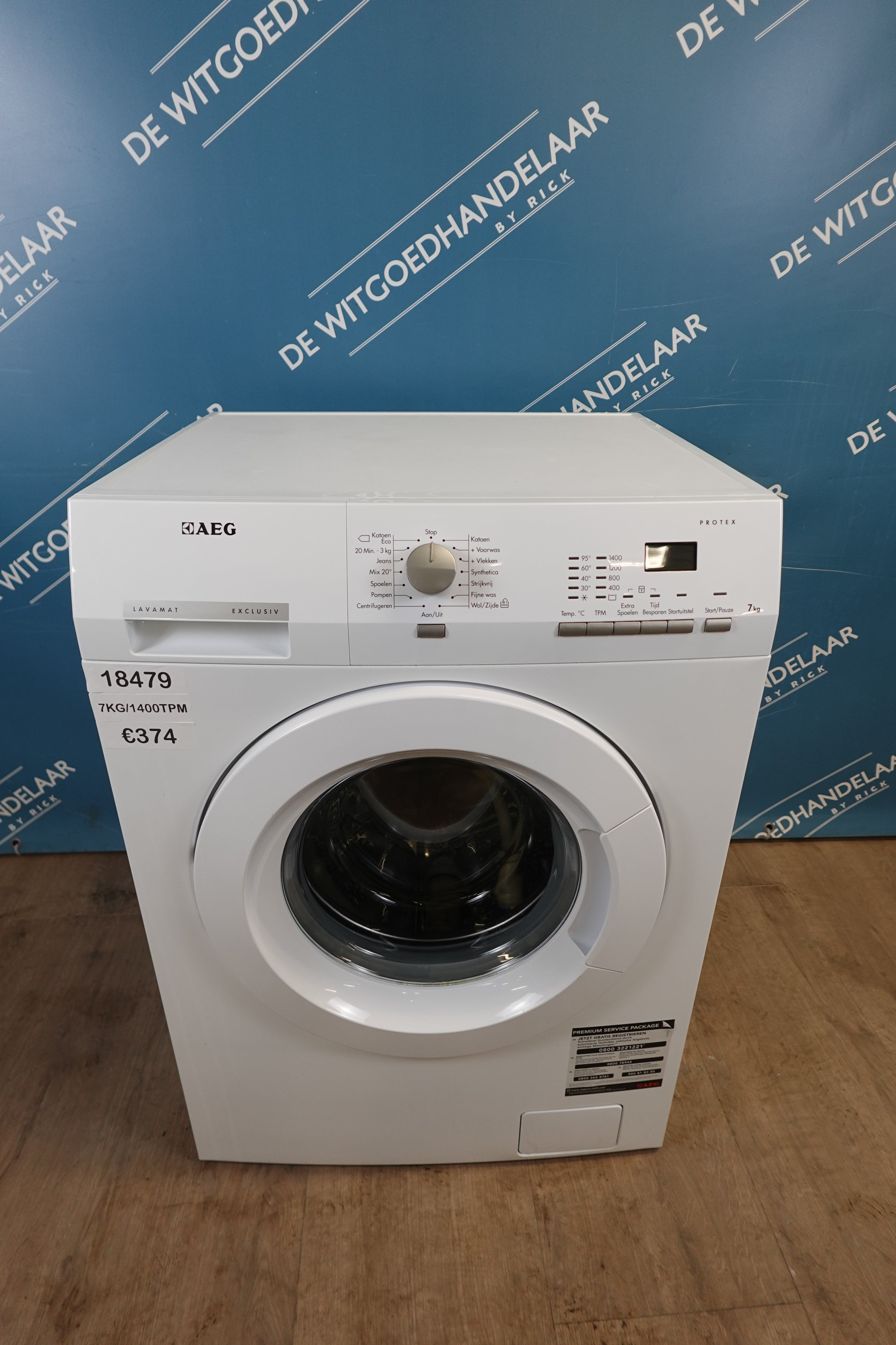 Wasmachine AEG 7 kg 1400 toeren