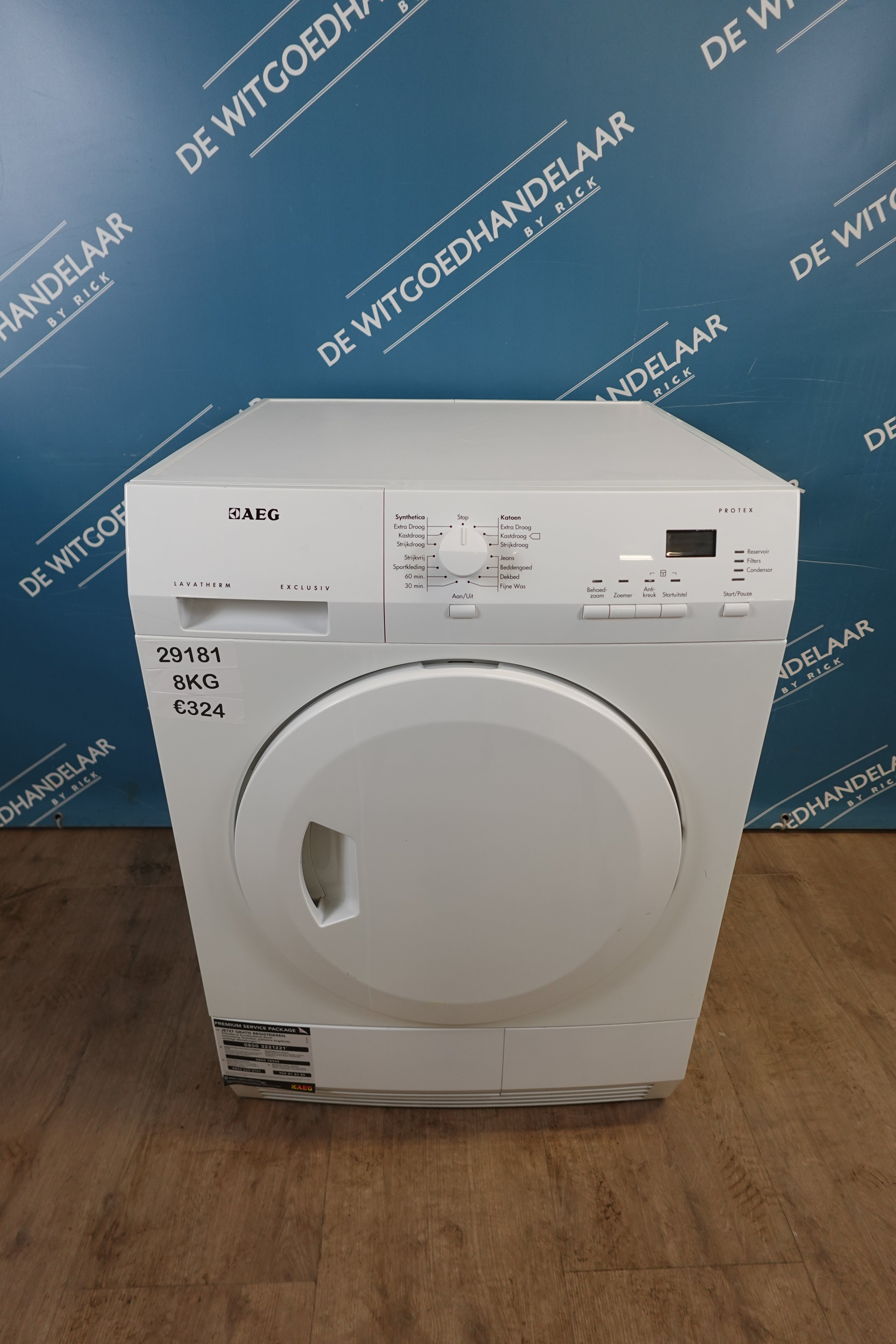 Condensdroger AEG 8 kg