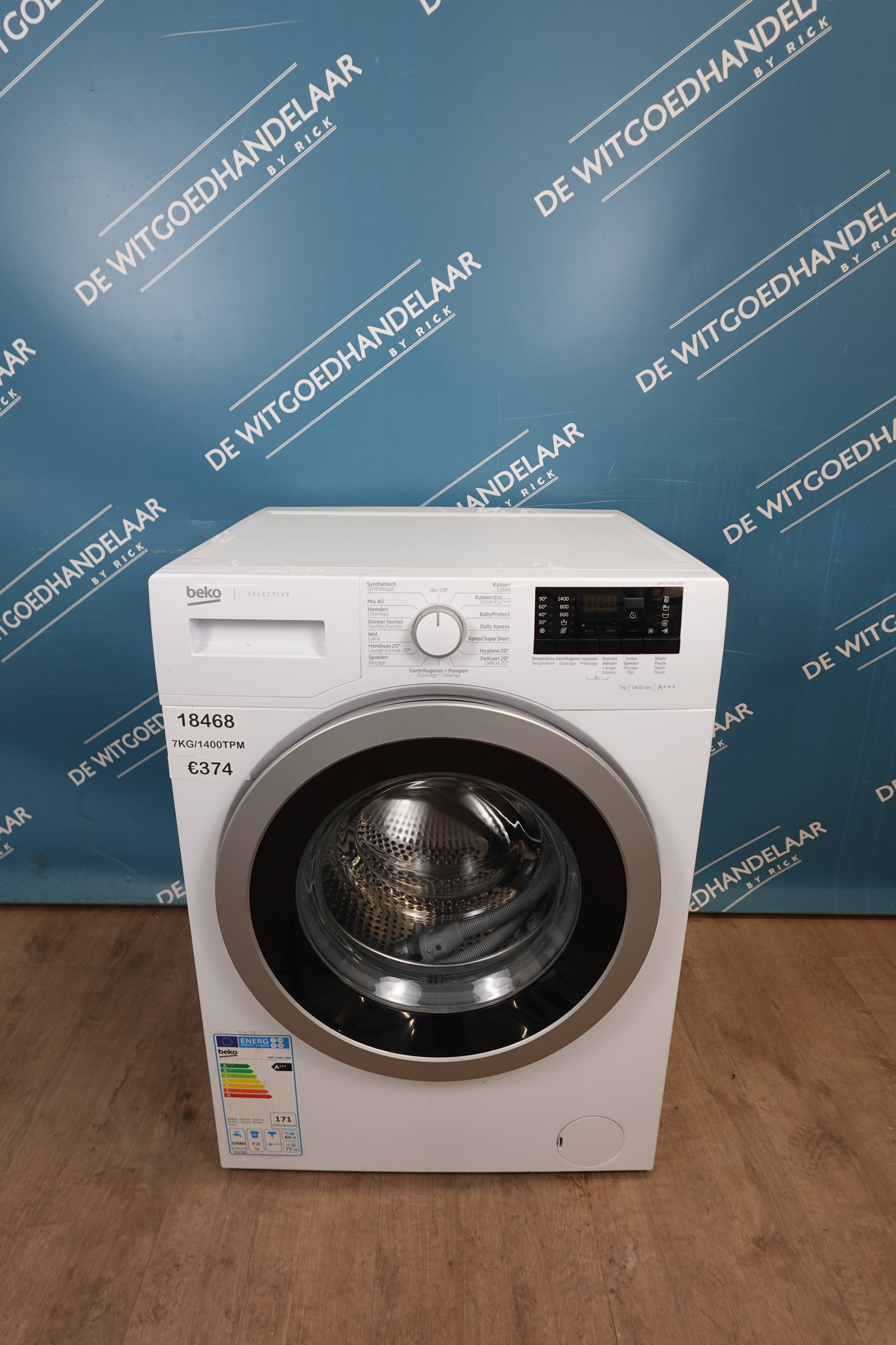 Wasmachine Beko 7 kg 1400 toeren