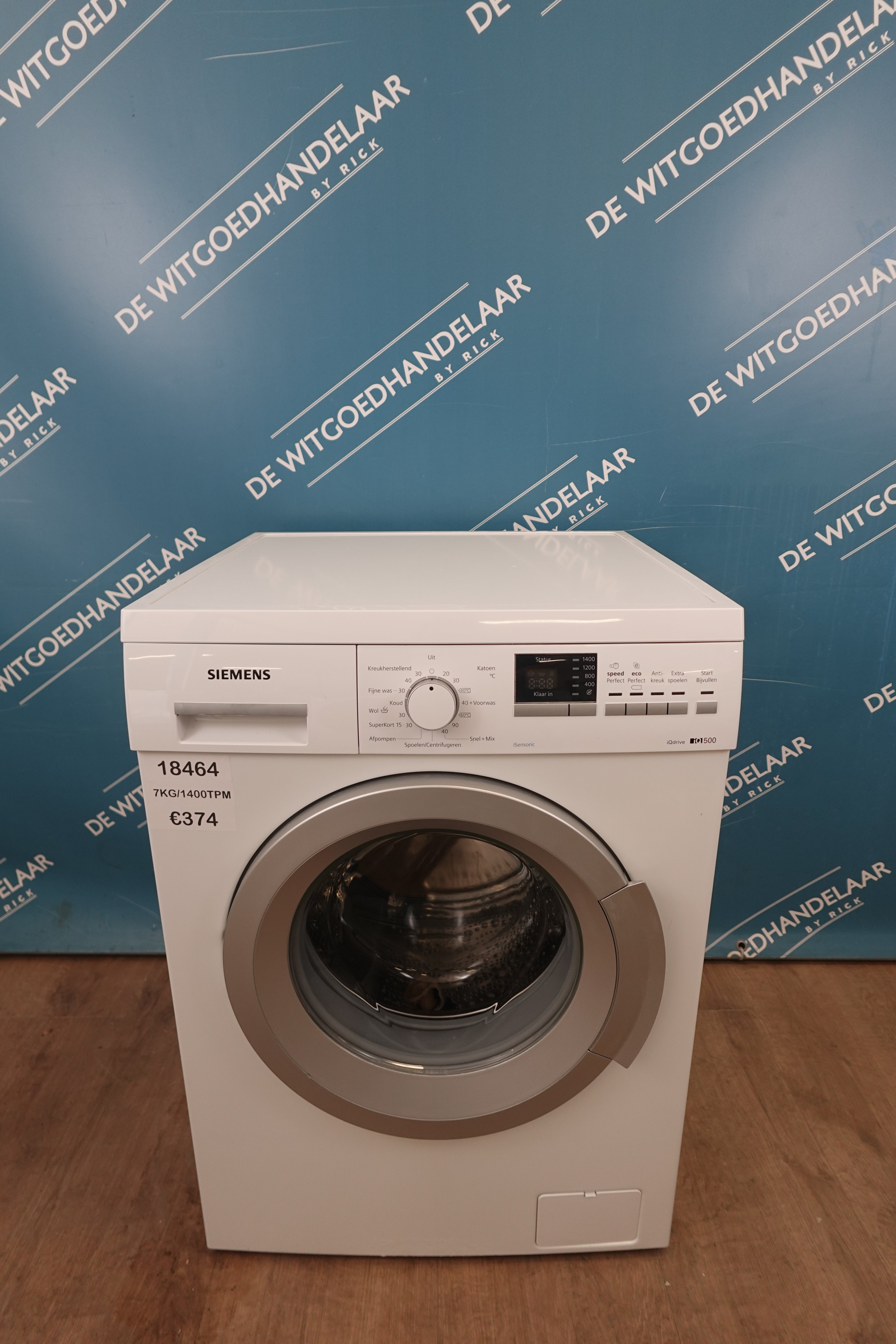 Wasmachine Siemens IQ500 7 kg 1400 toeren