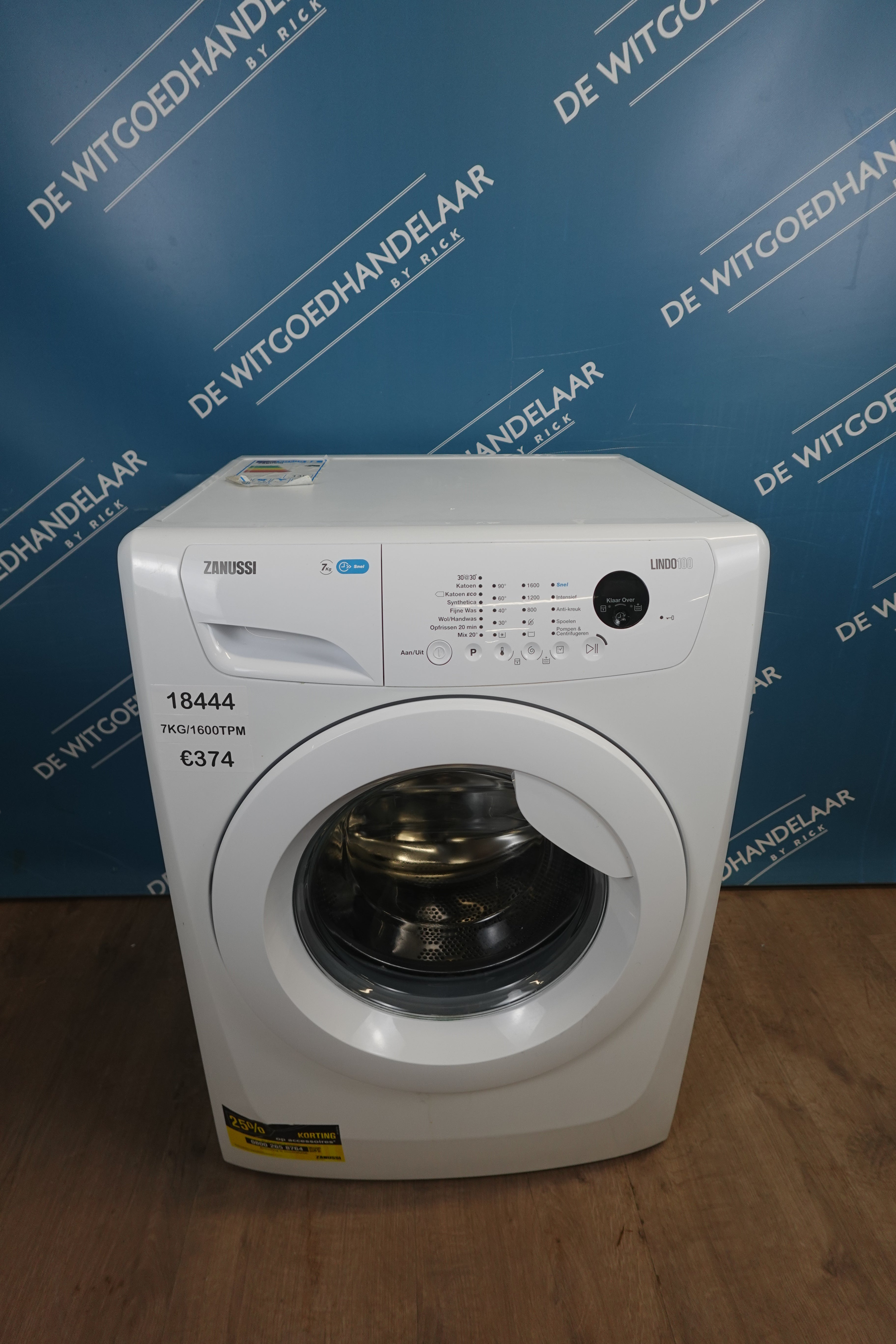 Wasmachine Zanussi lindo 100 7 kg 1600 toeren