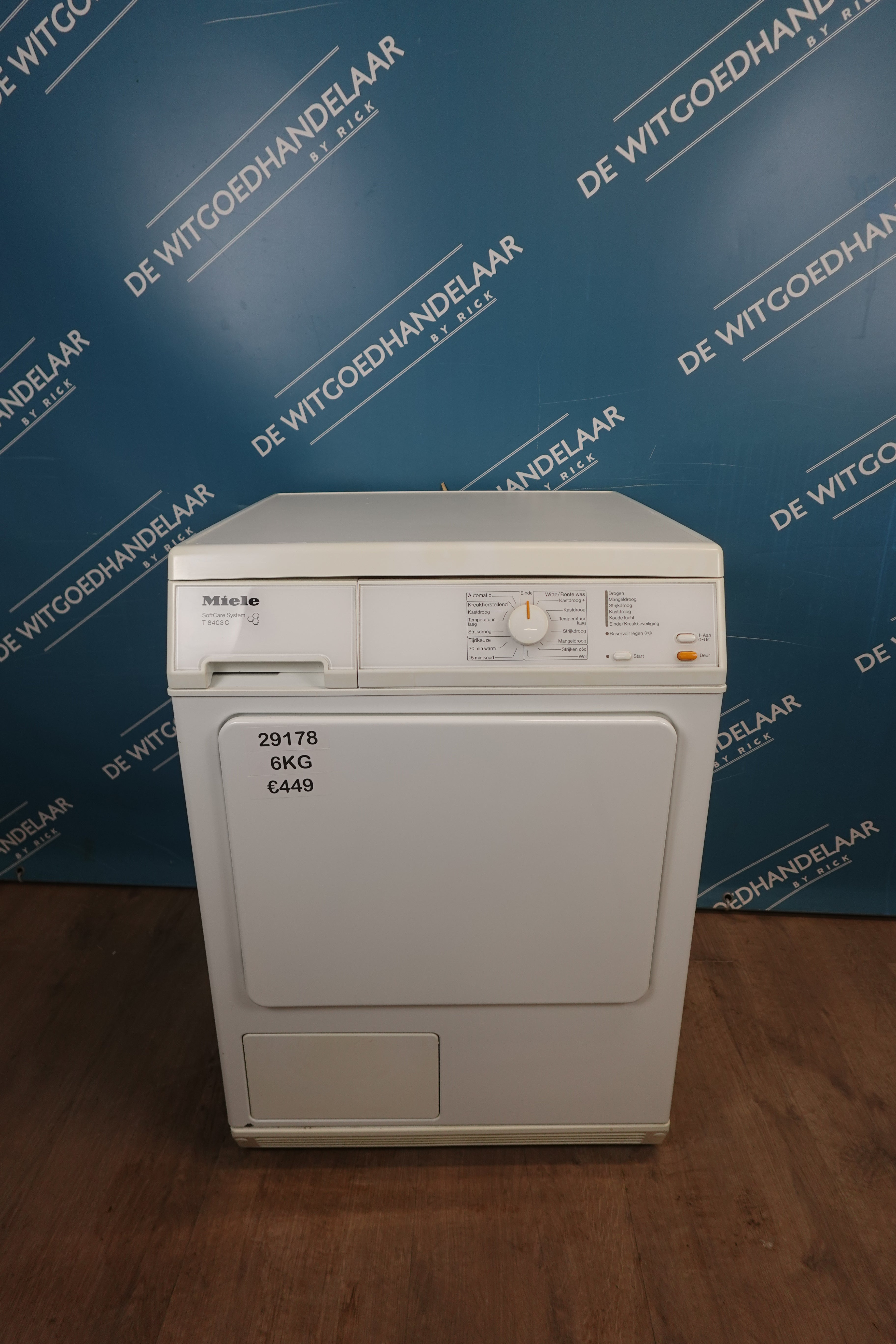 Condensdroger Miele T8403C 6 kg