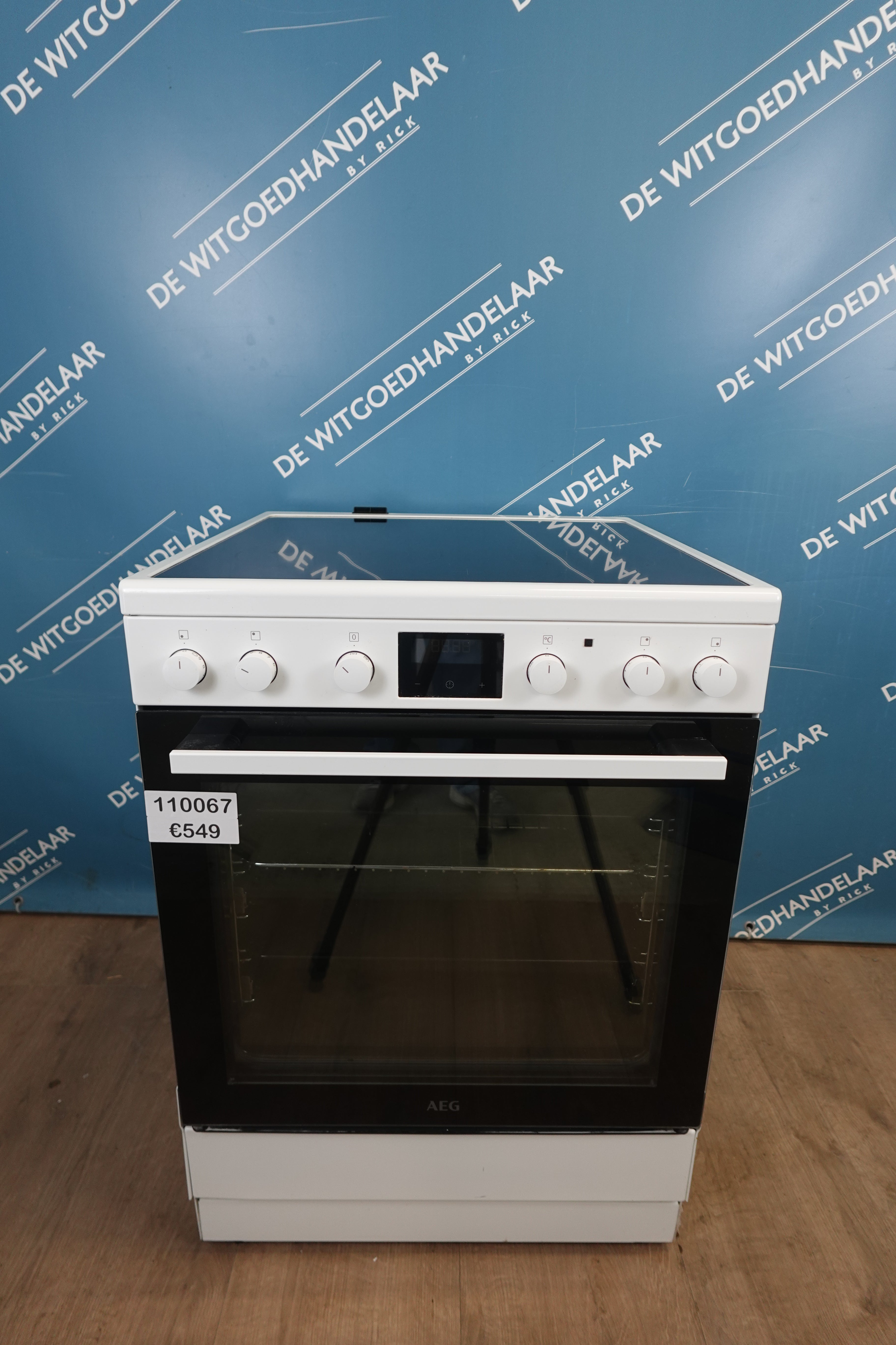 keramischefornuis met Elektrische heteluchtoven AEG