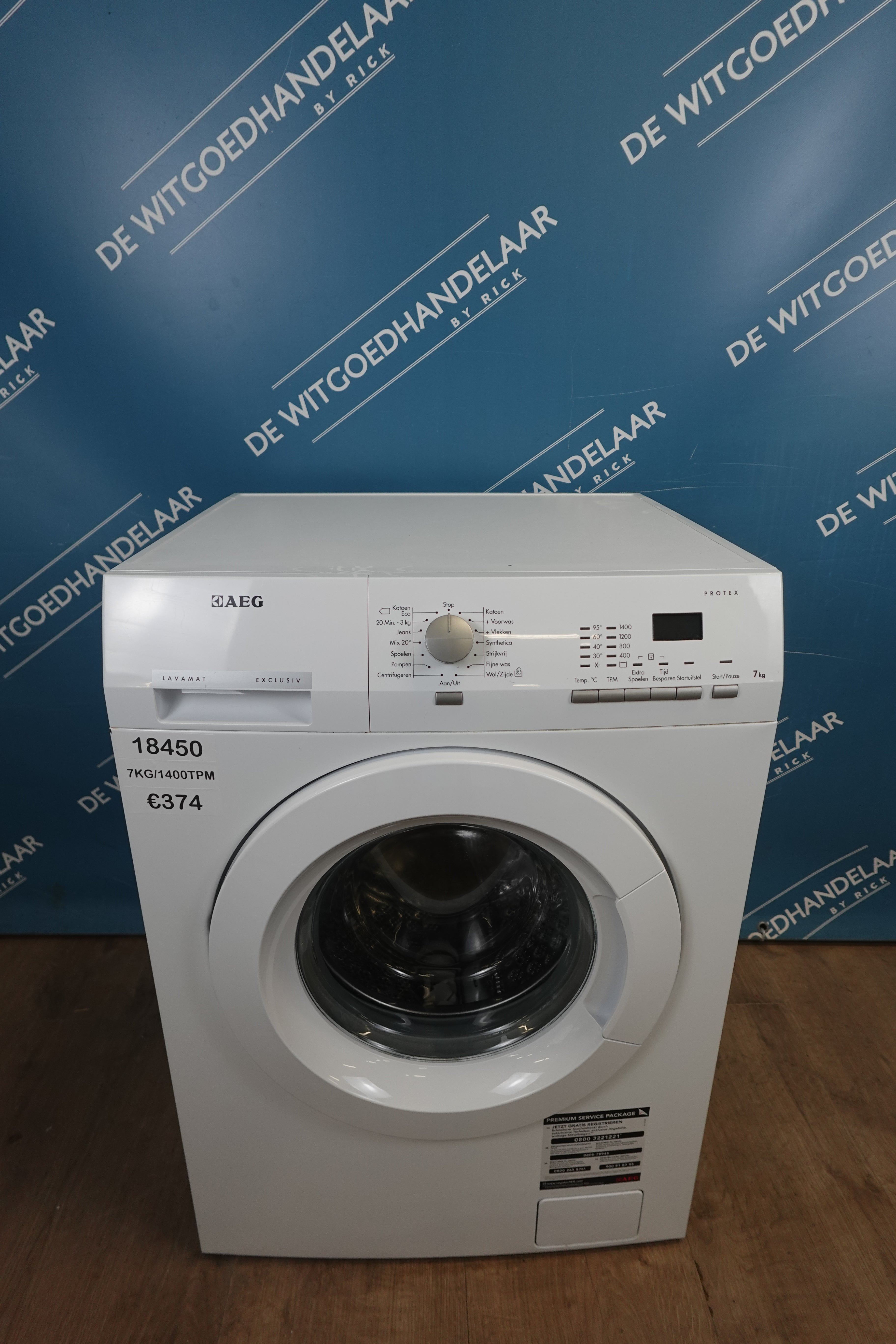 Wasmachine AEG 7 kg 1400 toeren