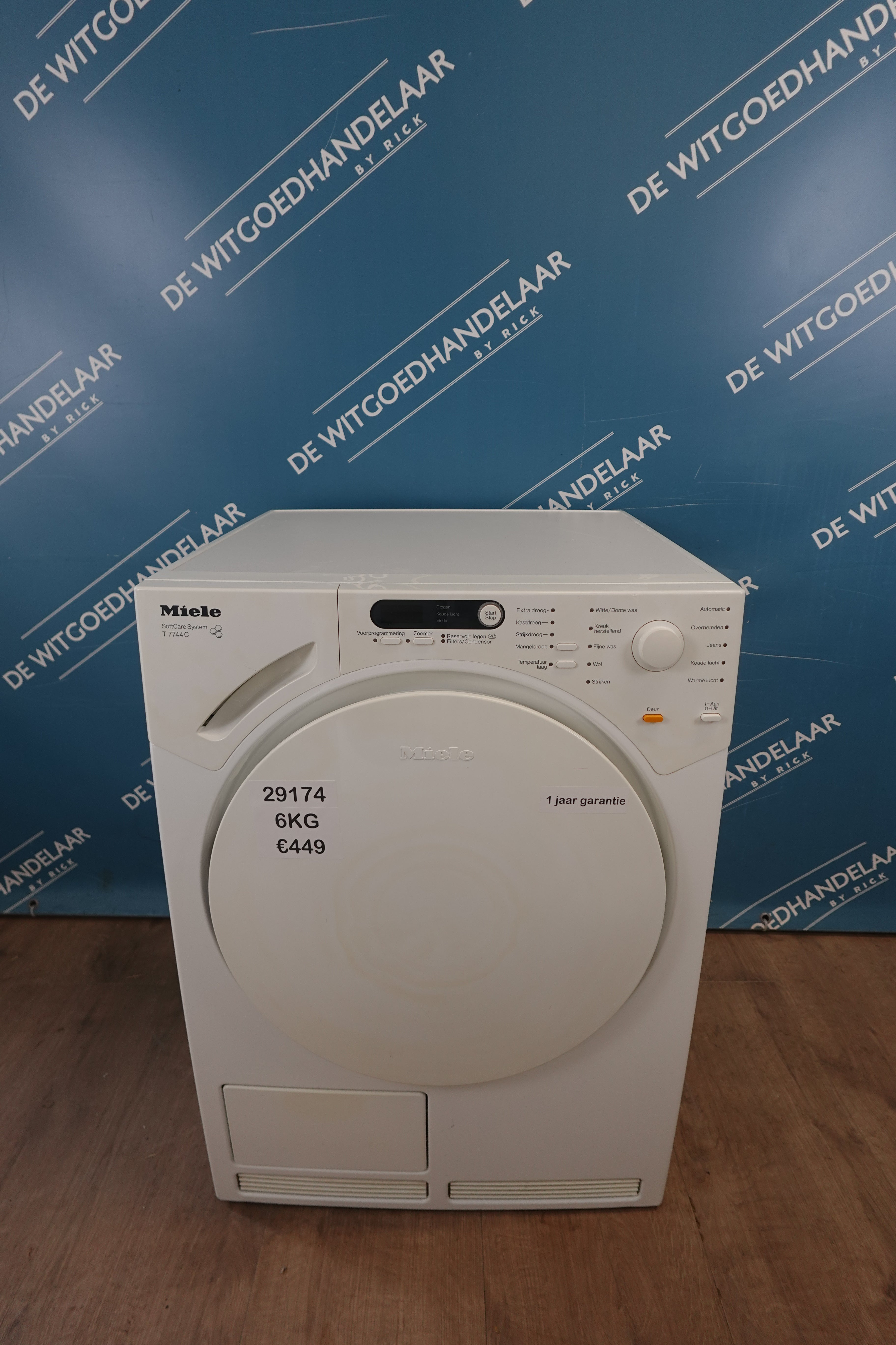 Condensdroger Miele T7744C 6 kg