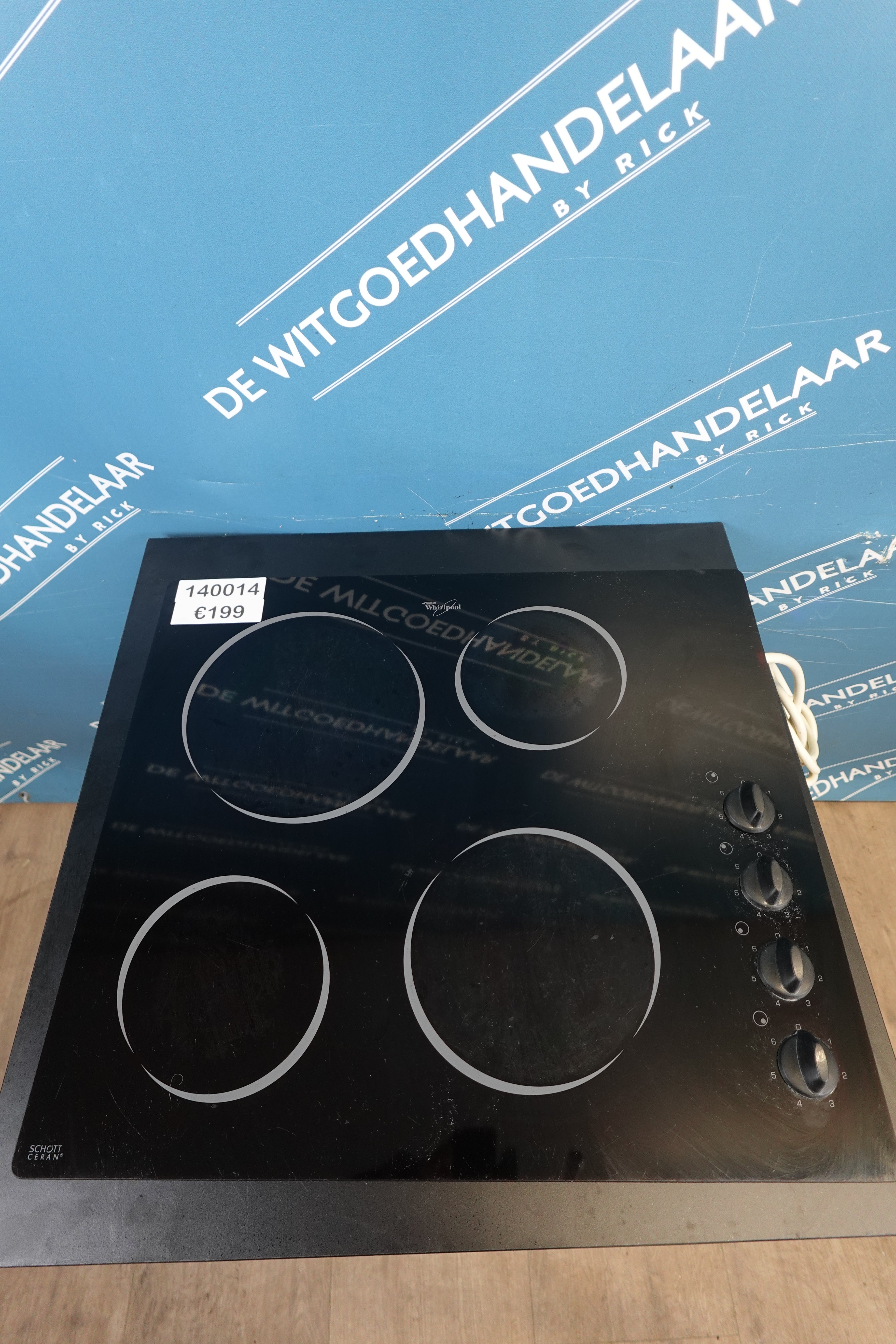 Keramische inbouw kookplaat Whirlpool
