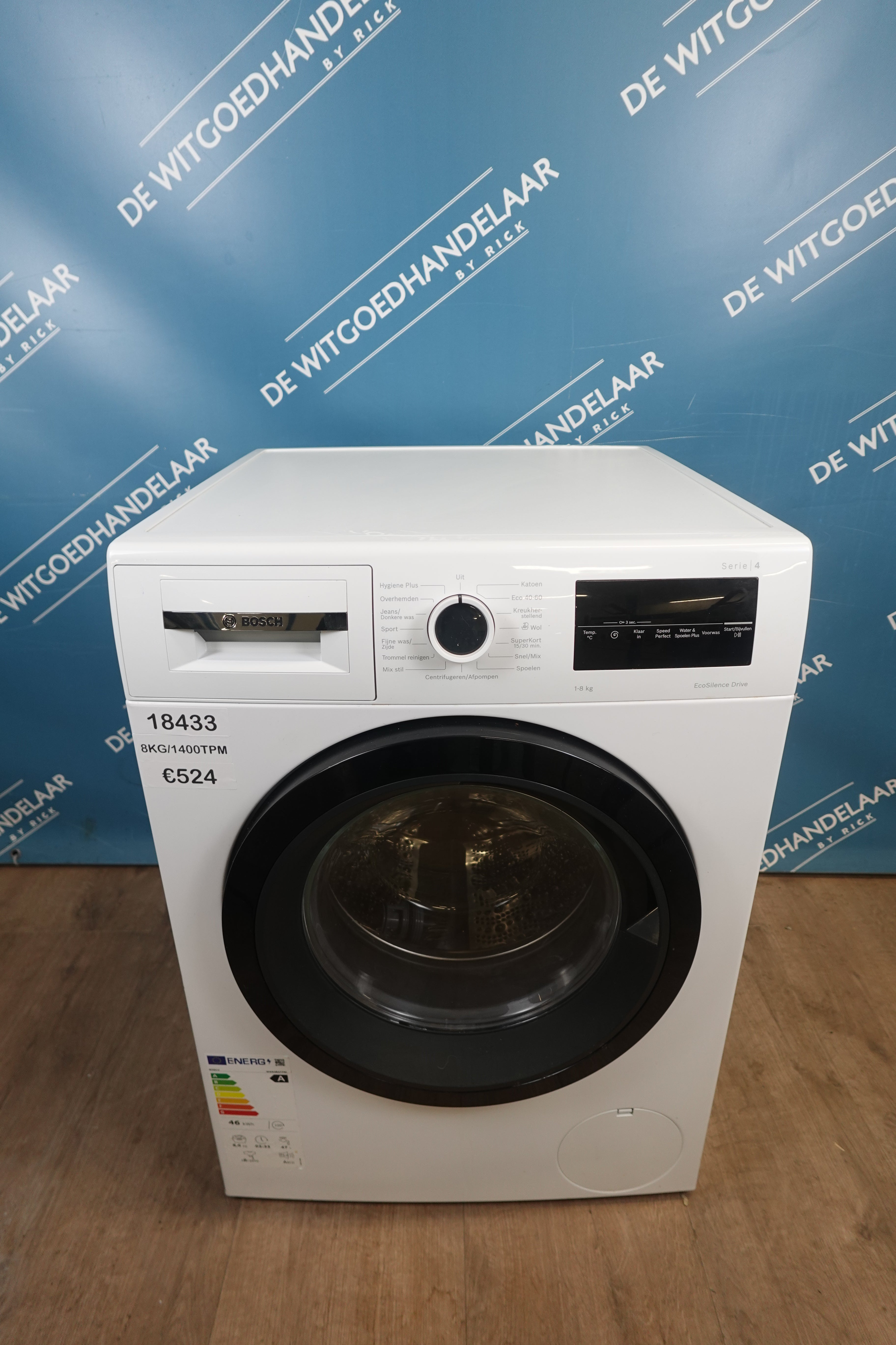 Wasmachine Bosch serie 4 8 kg 1400 toeren