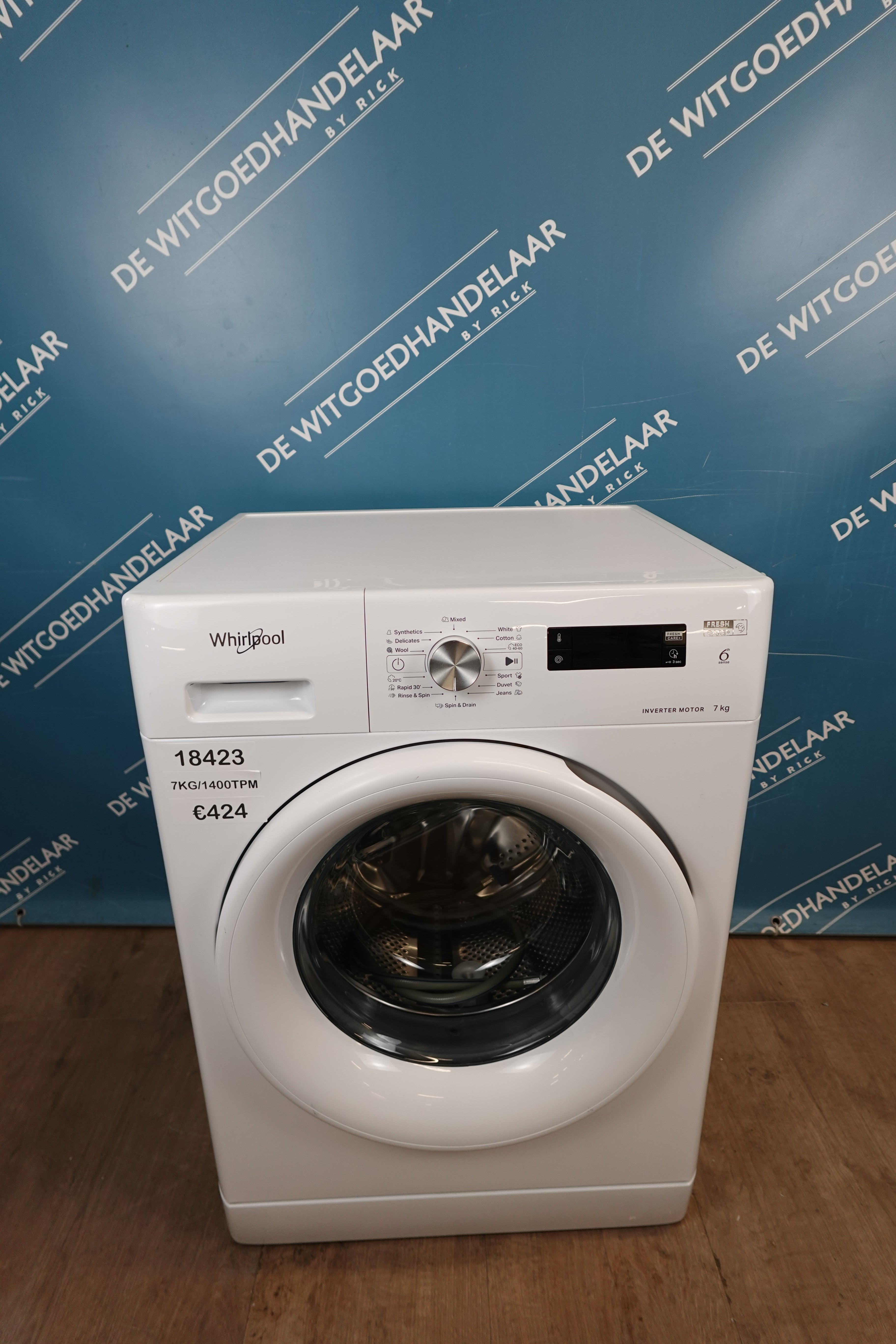 Wasmachine Whirlpool 7 kg 1400 toeren