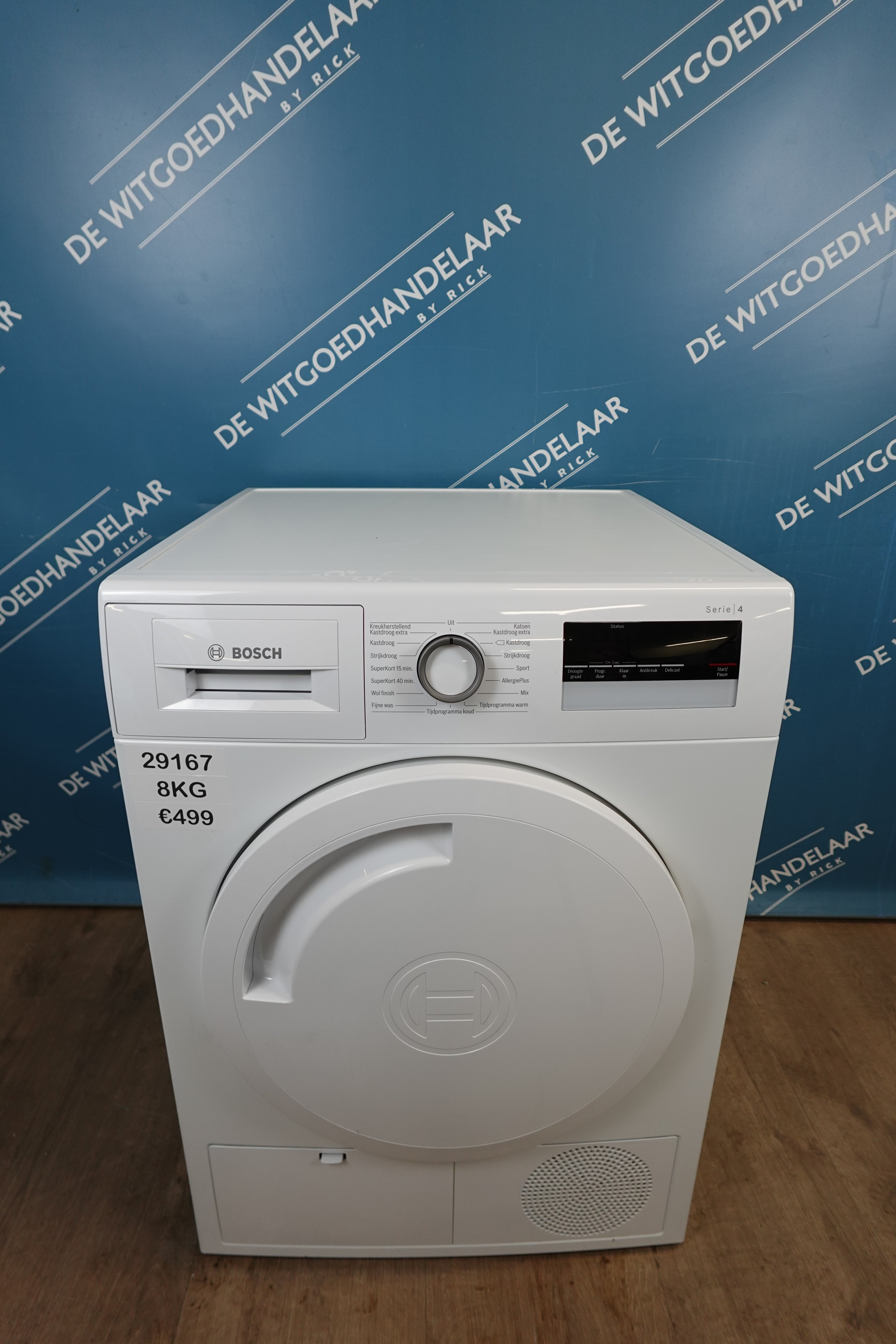 Condensdroger Bosch serie 4 8 kg