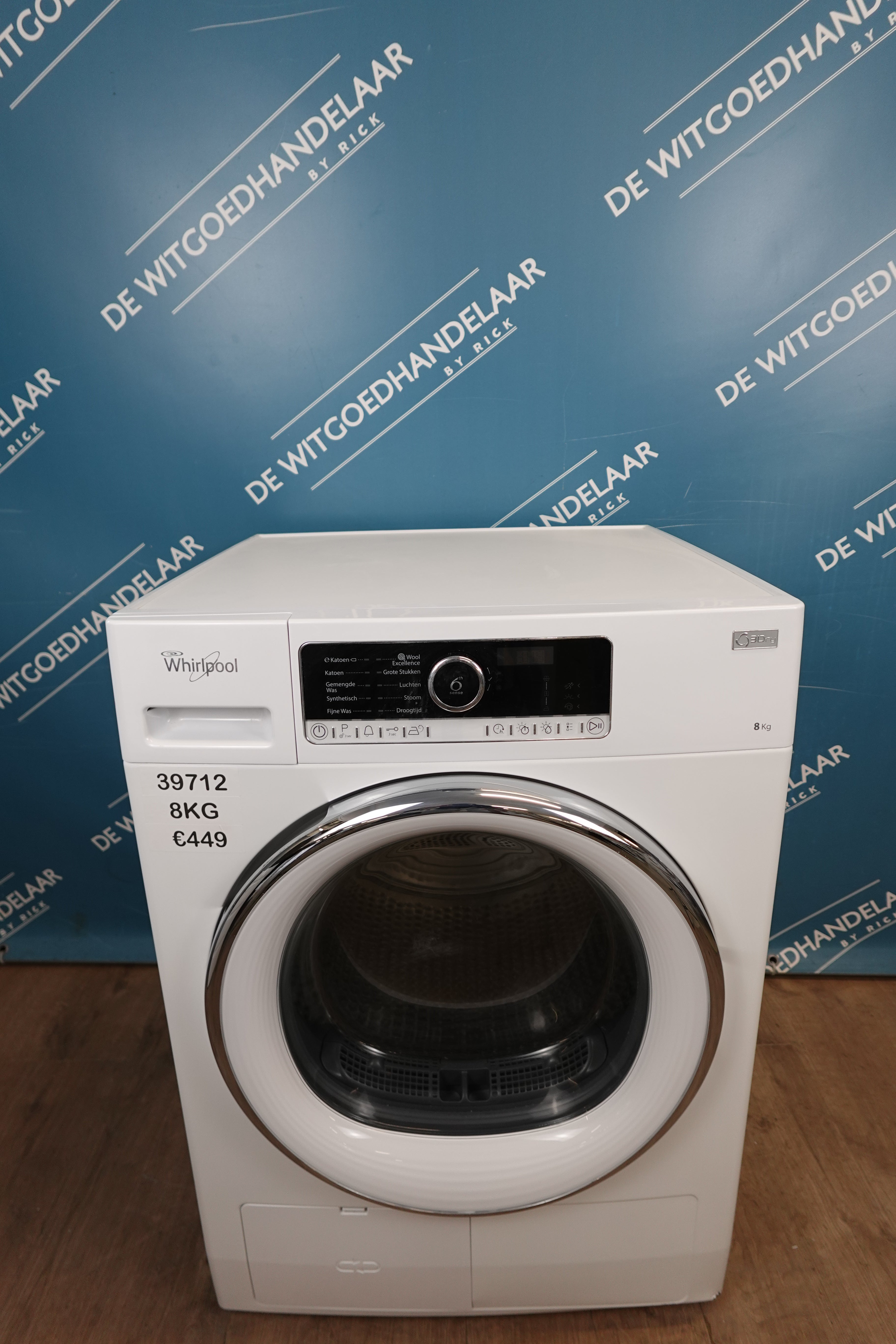 Warmtepompdroger Whirlpool 8 kg