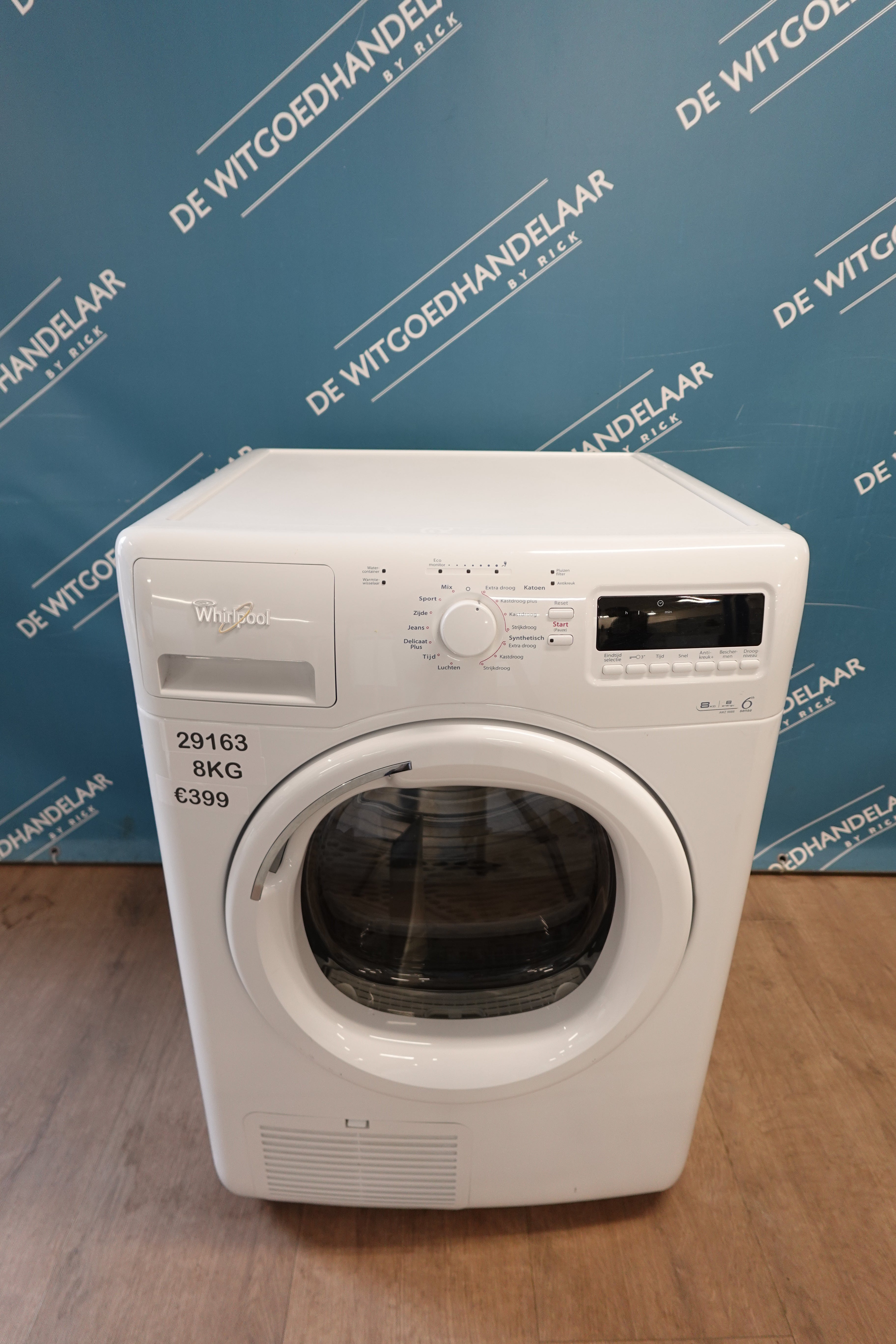 Condensdroger Whirlpool 8 kg