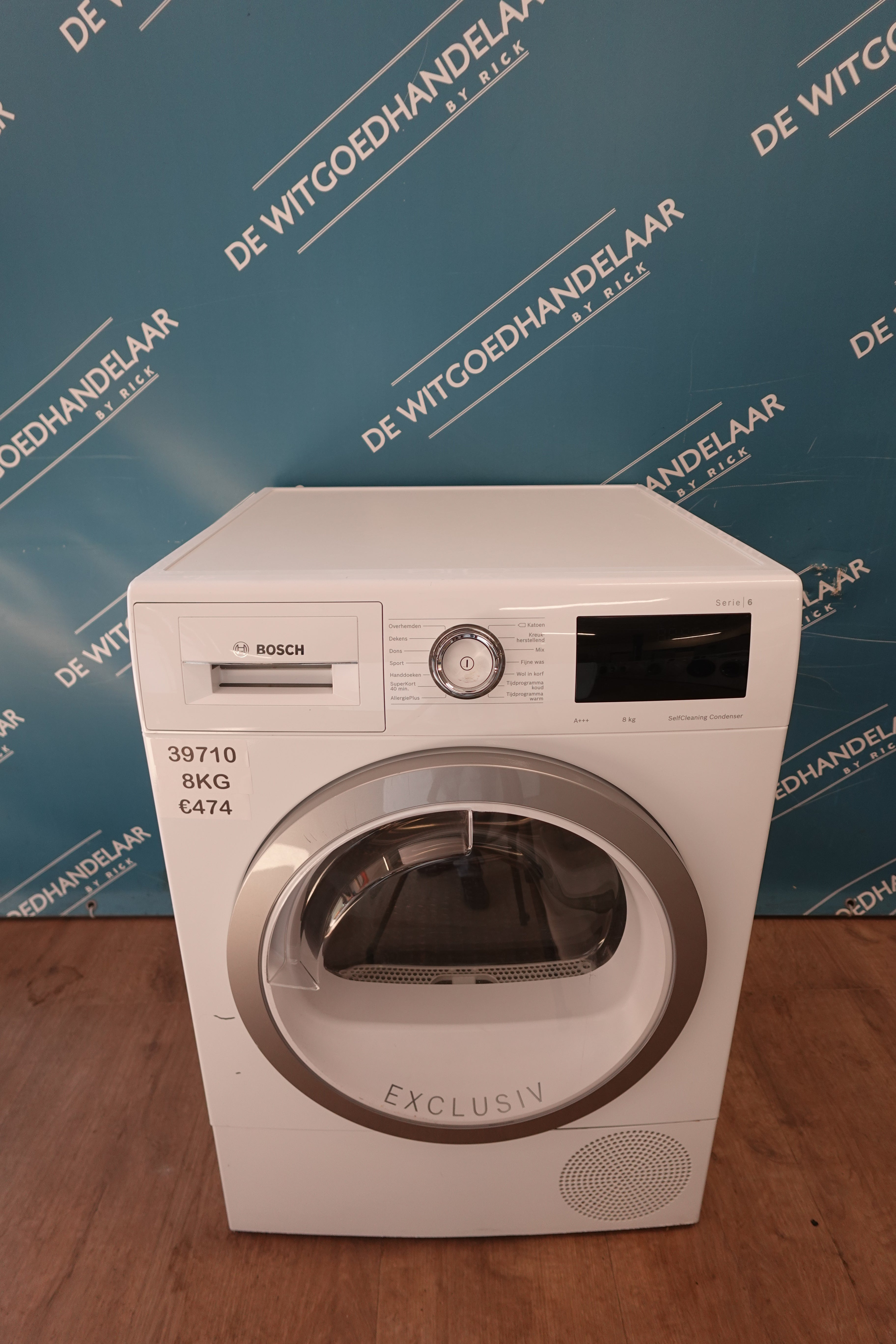 Warmtepompdroger Bosch Serie 6 7 kg
