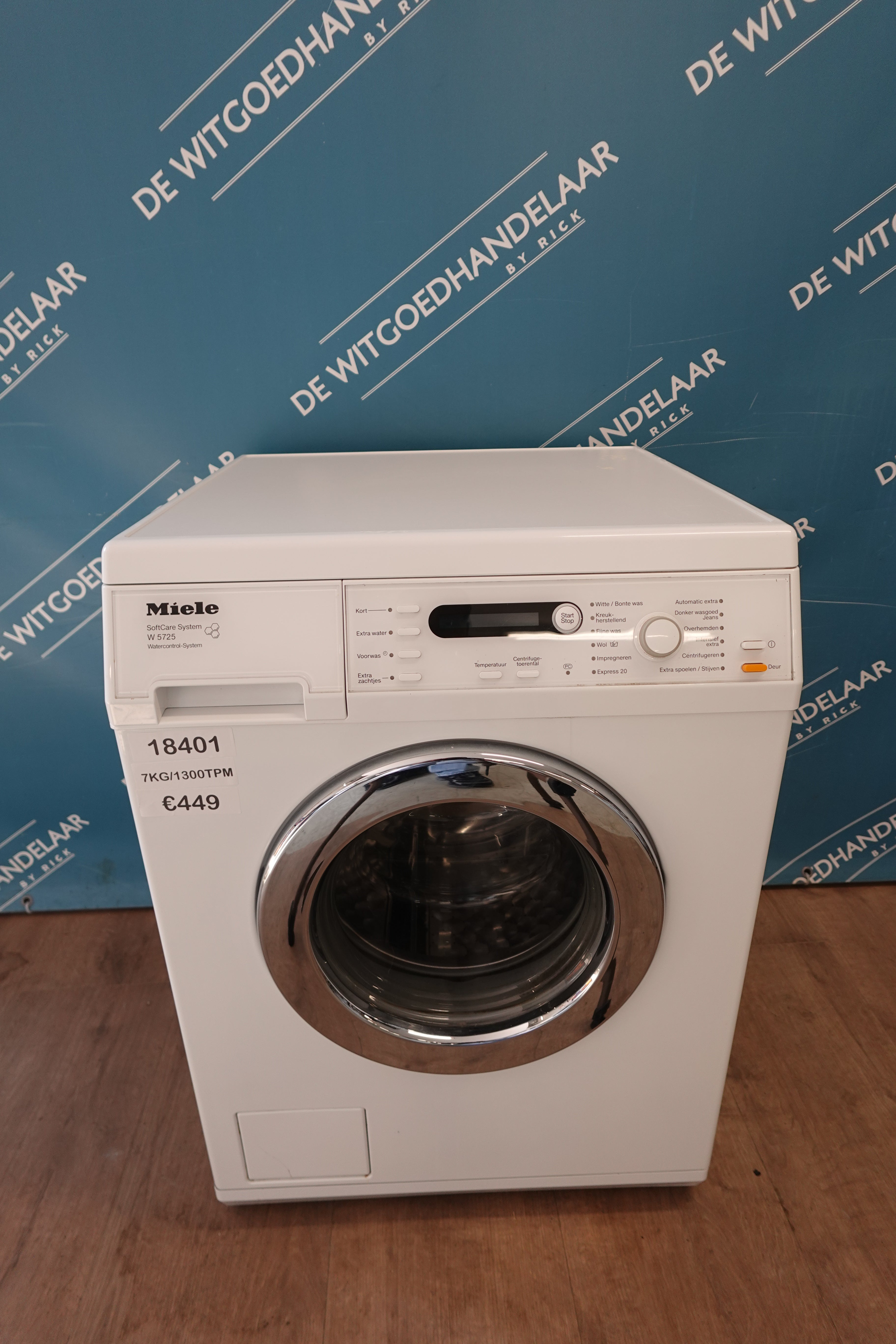 Wasmachine Miele W5725 7 kg 1300 toeren