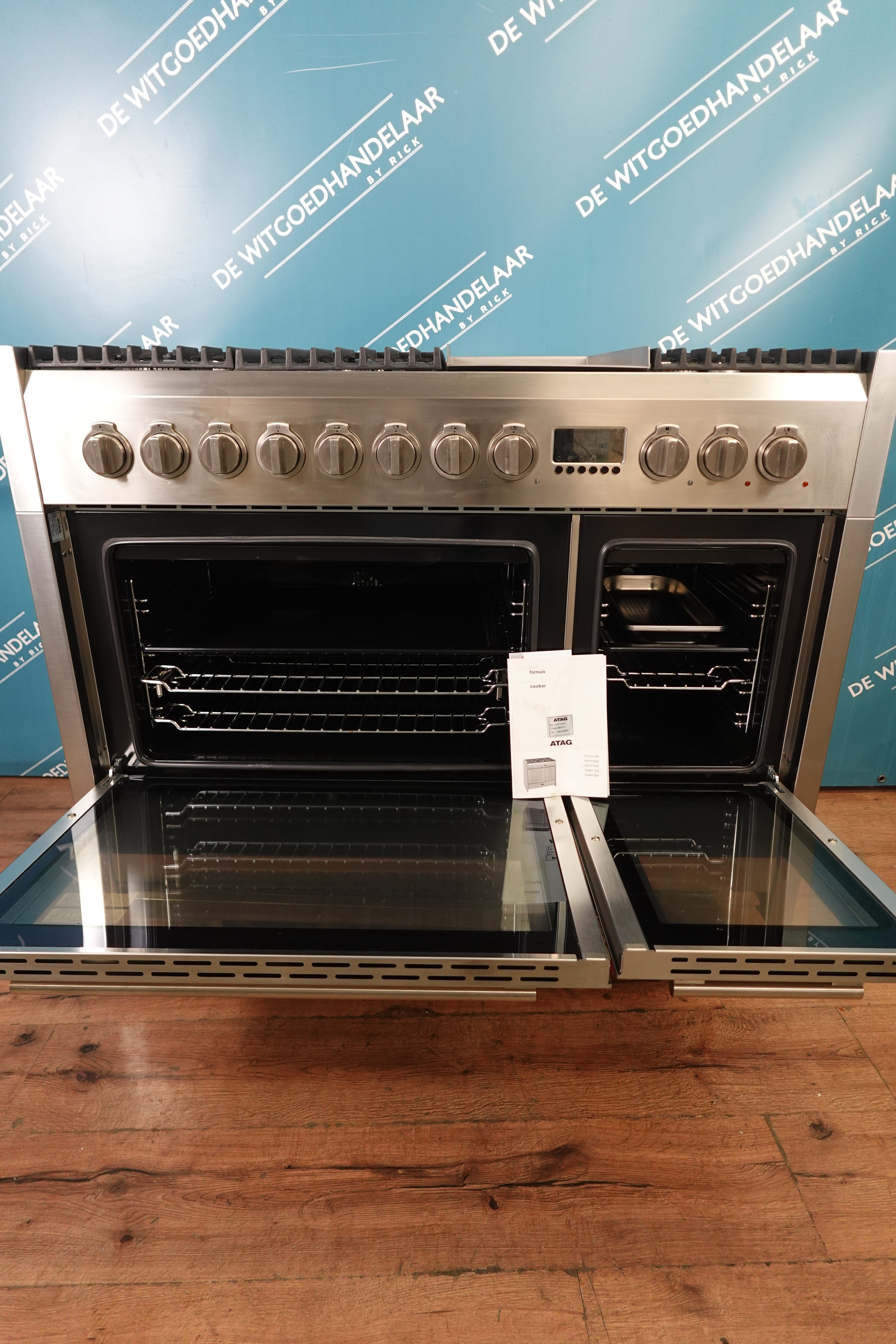 ATAG FG1211DA - Fornuis - met Teppan Yaki ( €8500 Nieuwprijs )