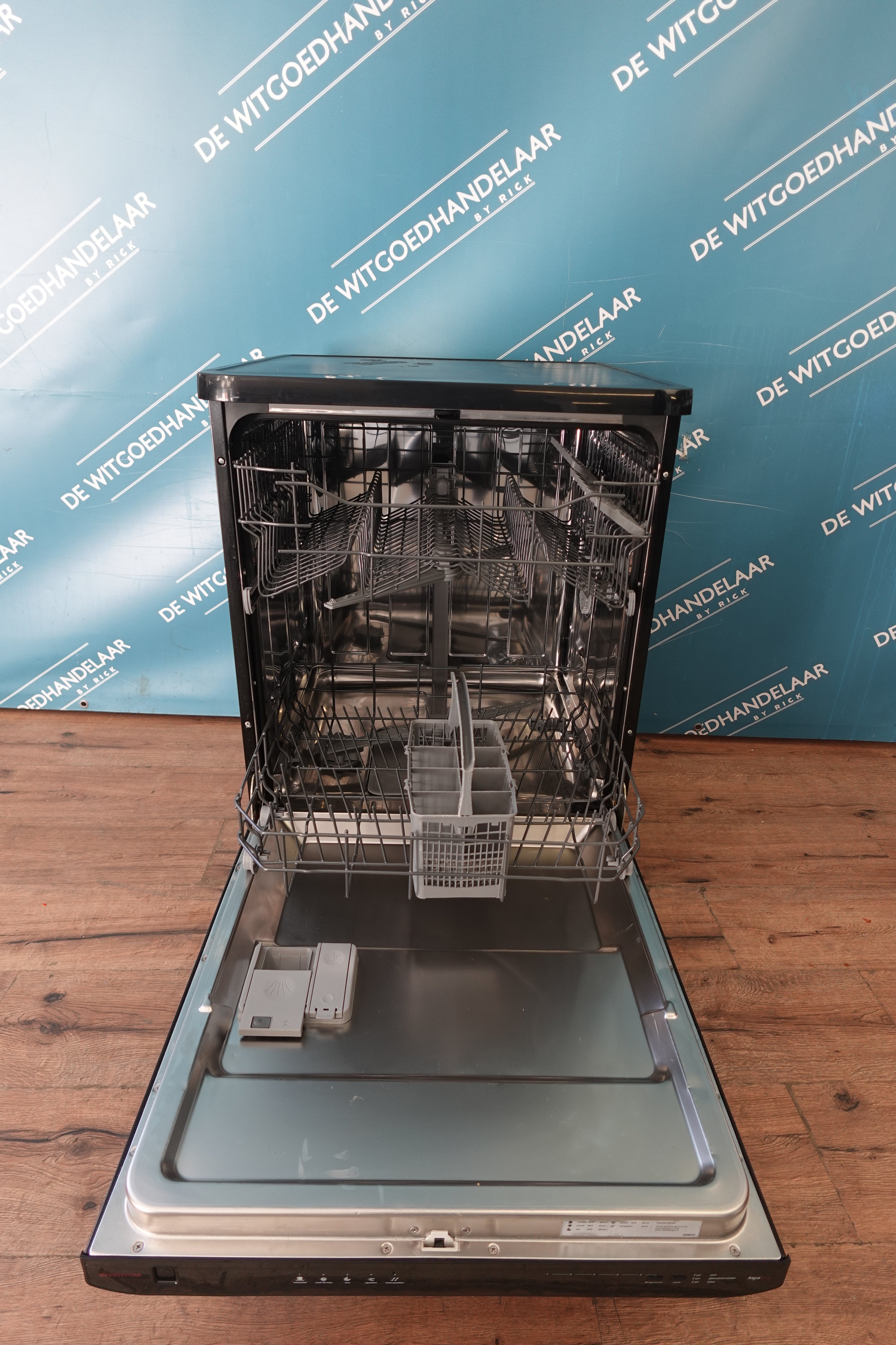 Vaatwasser vrijstaand Inventum Zwart Retro