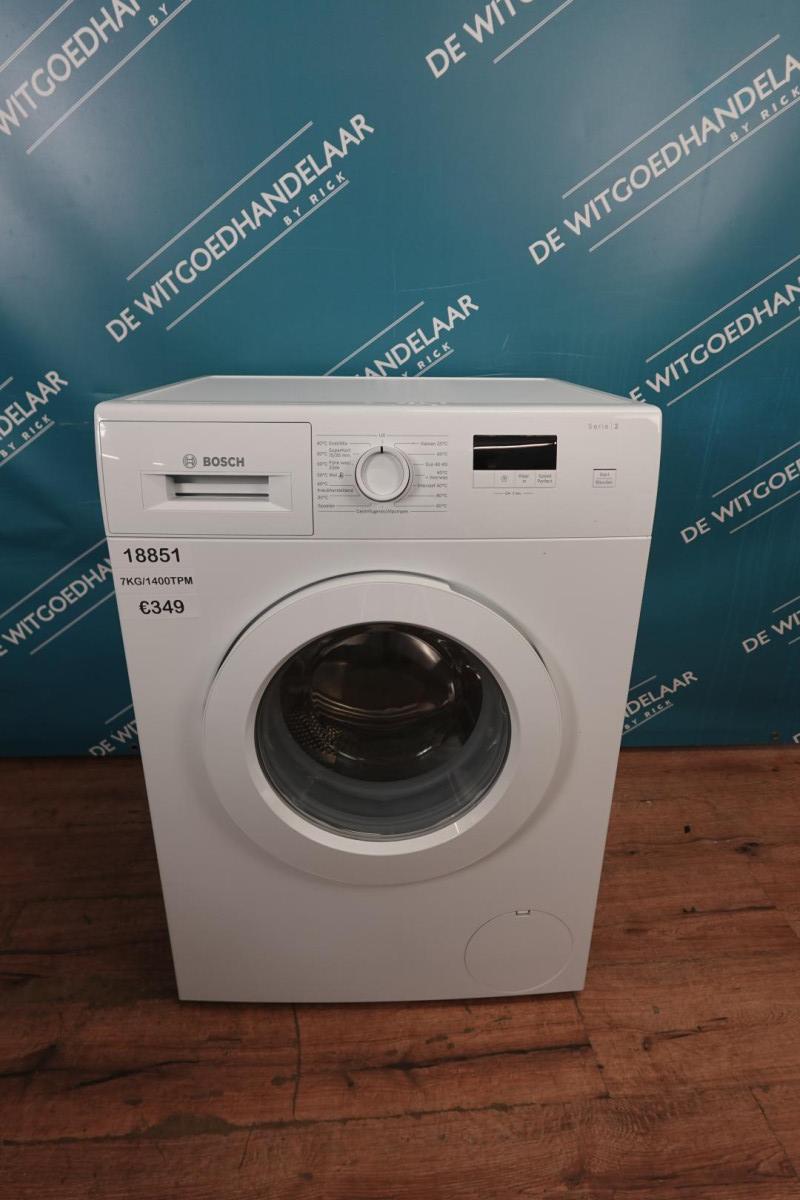 Wasmachine 7 kg 1400 toeren Bosch Serie 2 WAJ28071NL/08