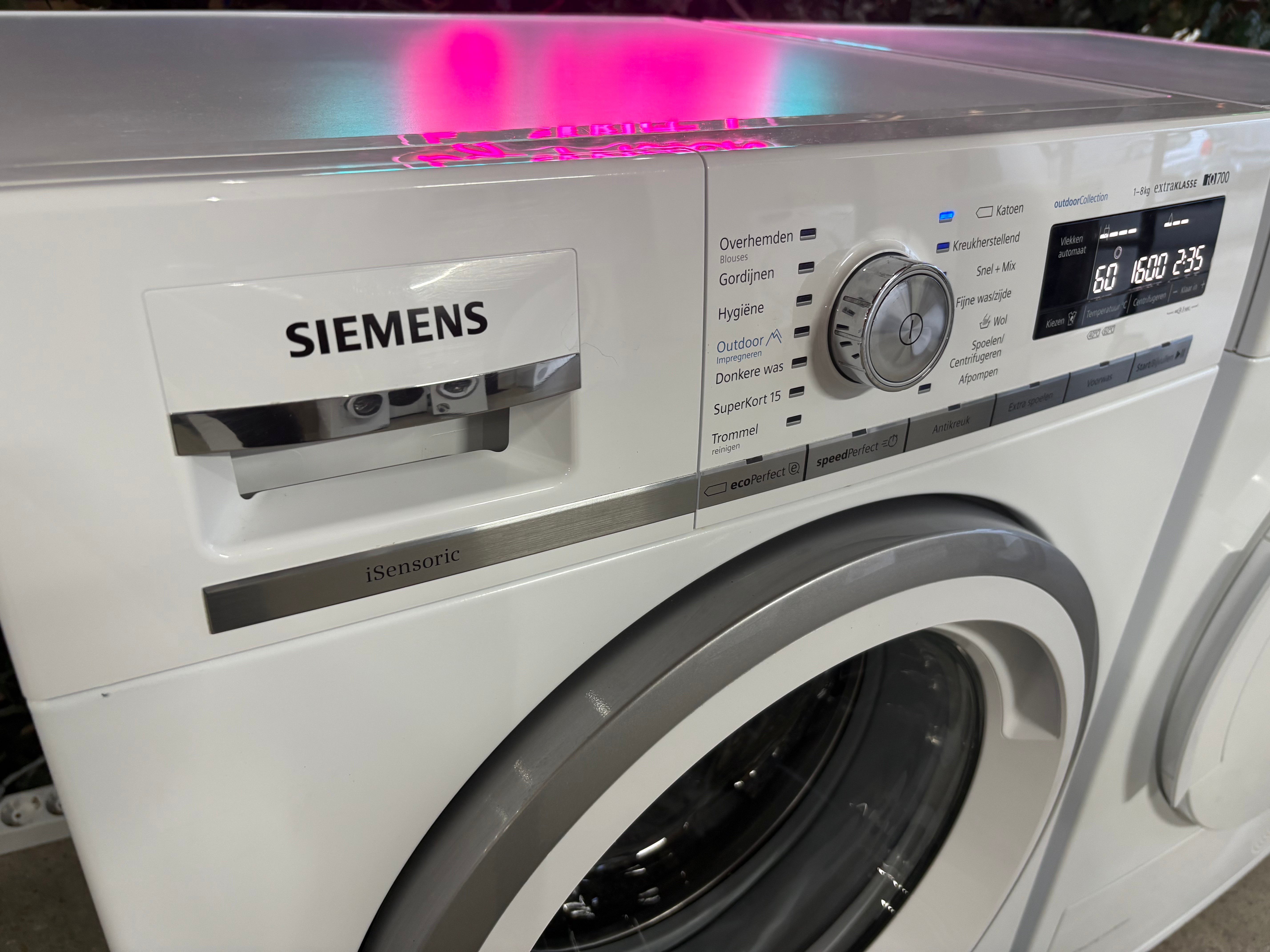 Siemens iQ700 Wasmachine + Droger Set
