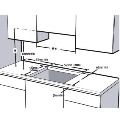 Keramische inbouw kookplaat Beko