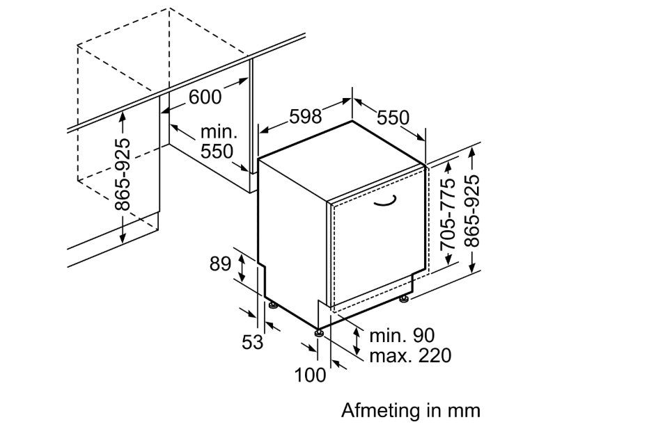 Inbouw vaatwasser Bosch