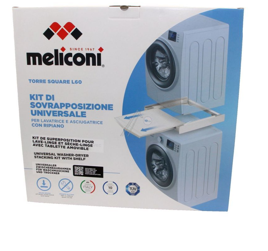 Tussenstuk wasmachine met lade