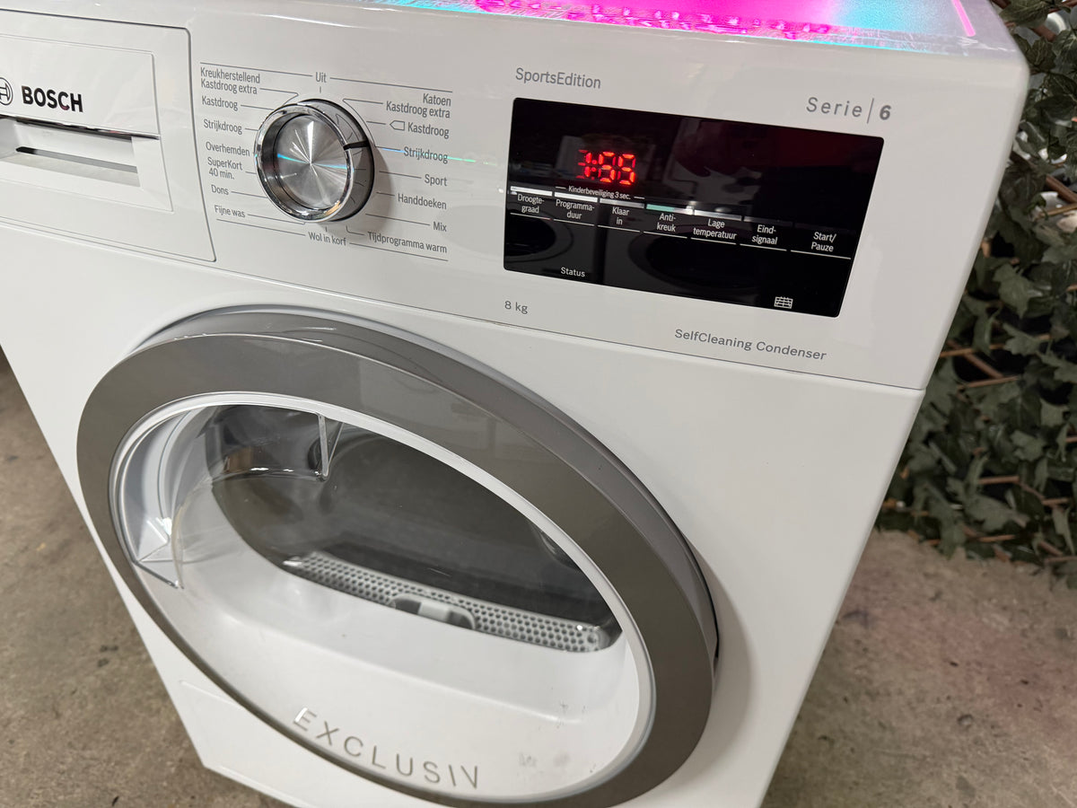 Bosch Serie 6 SportsEdition 8kg Warmtepompdroger