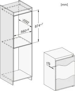 *nieuw* Miele K7103F inbouwkoelkast (1 JAAR GARANTIE)