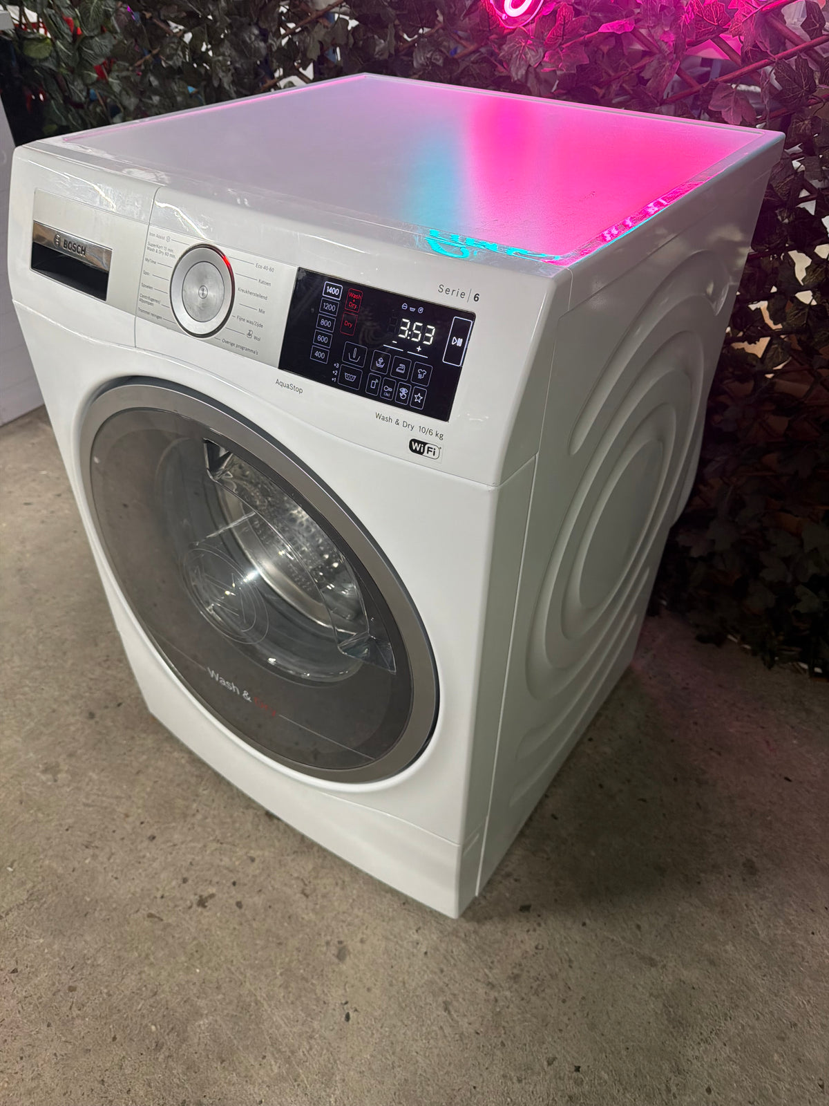Bosch Serie 6 Wash&Dry 10/6kg WiFi Was & Droog Combinatie
