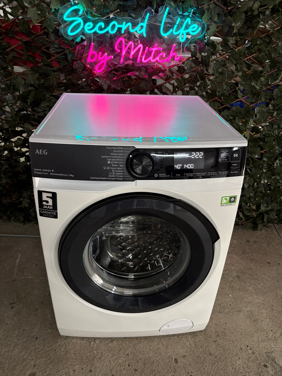 AEG 8000 Series 9kg WiFi PowerCare Wasmachine