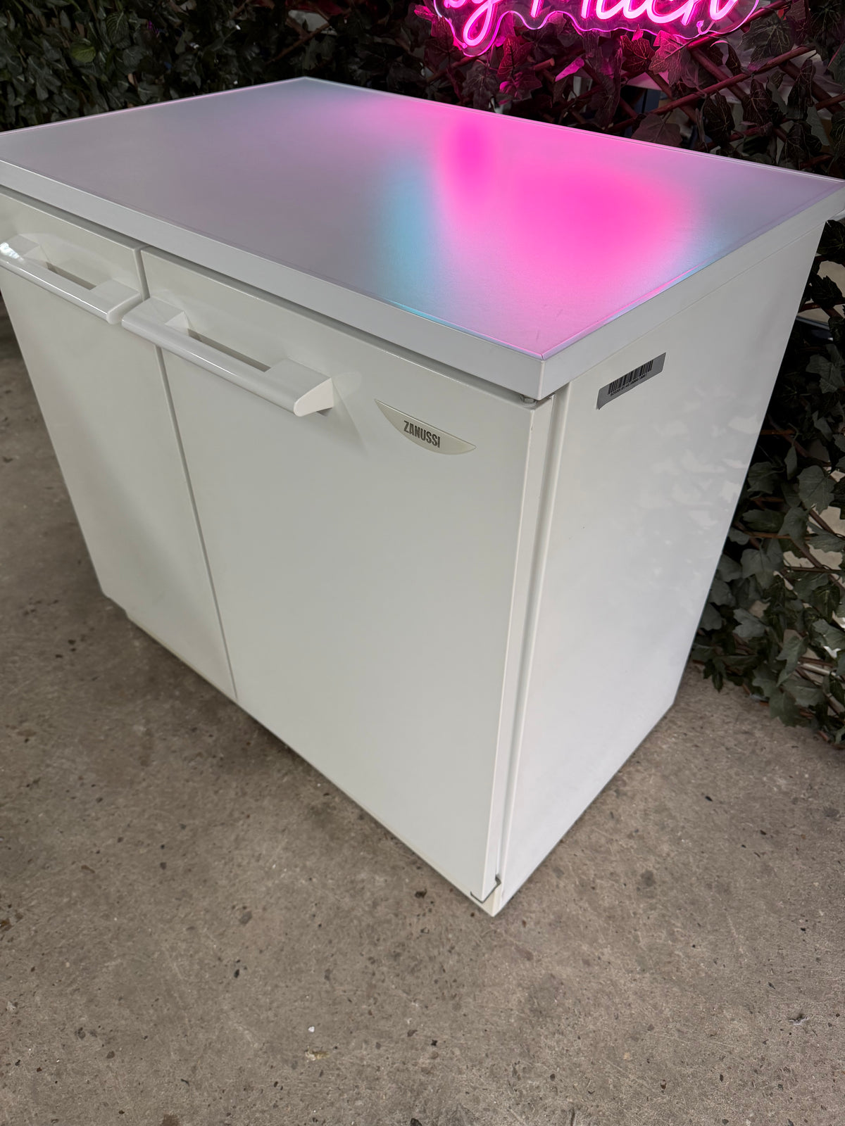 Vrijstaande koel- vriescombinatie tafelmodel Zanussi