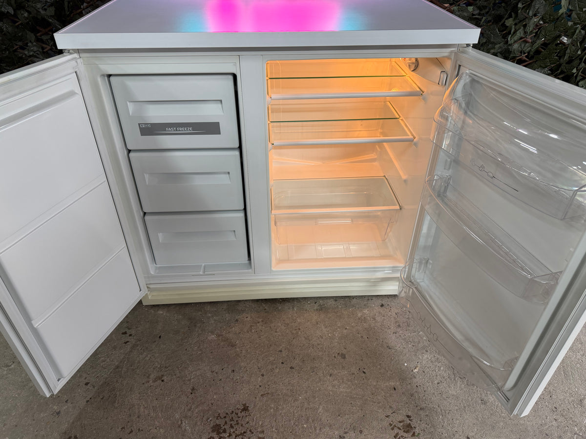 Vrijstaande koel- vriescombinatie tafelmodel Zanussi
