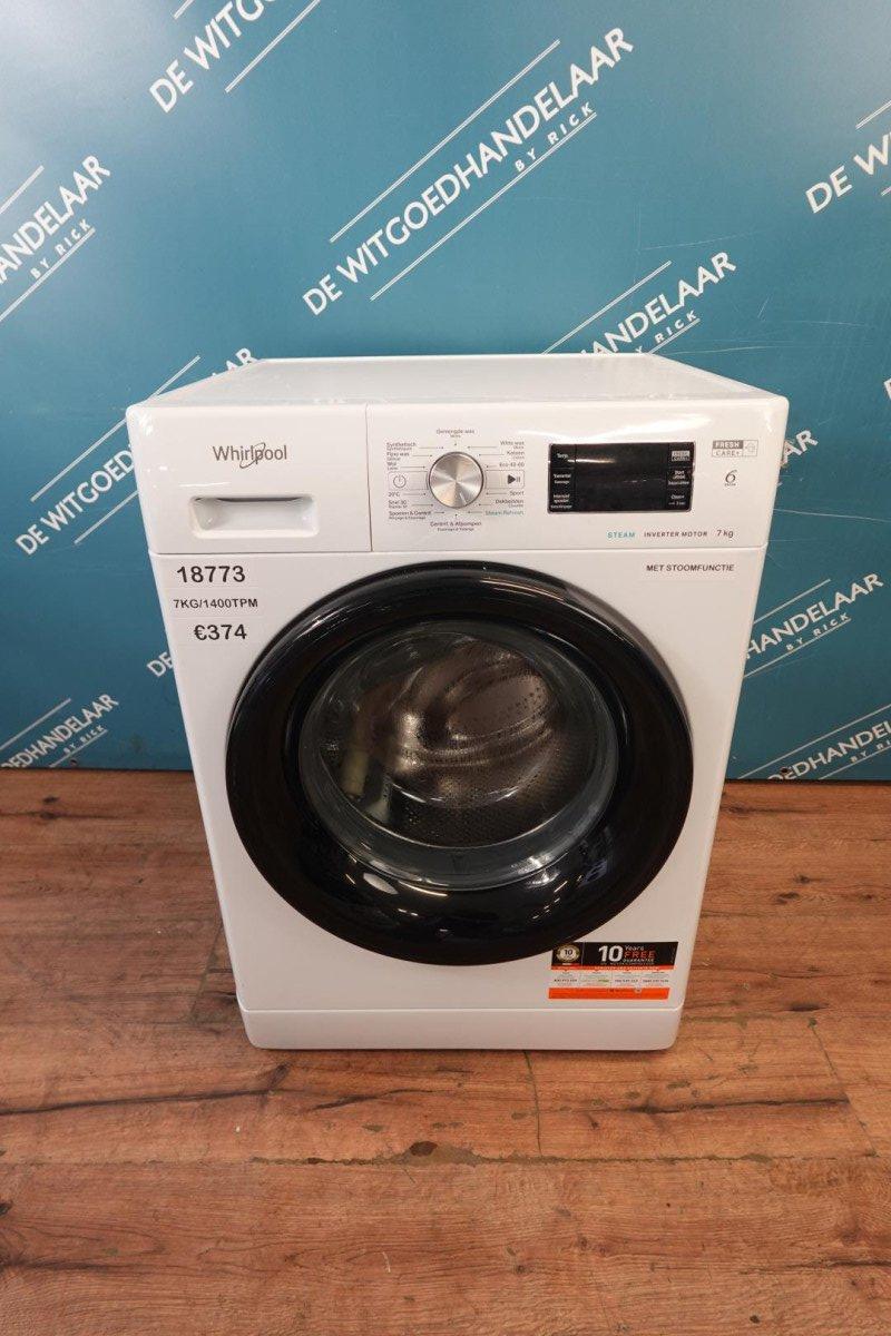 Wasmachine 7 kg 1400 toeren Whirlpool Steam freshcare+