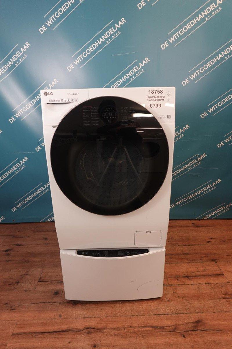 Wasmachine 12 / 2 kg 1400 toeren LG TwinWash Combinatie – Main & Mini Wasmachine