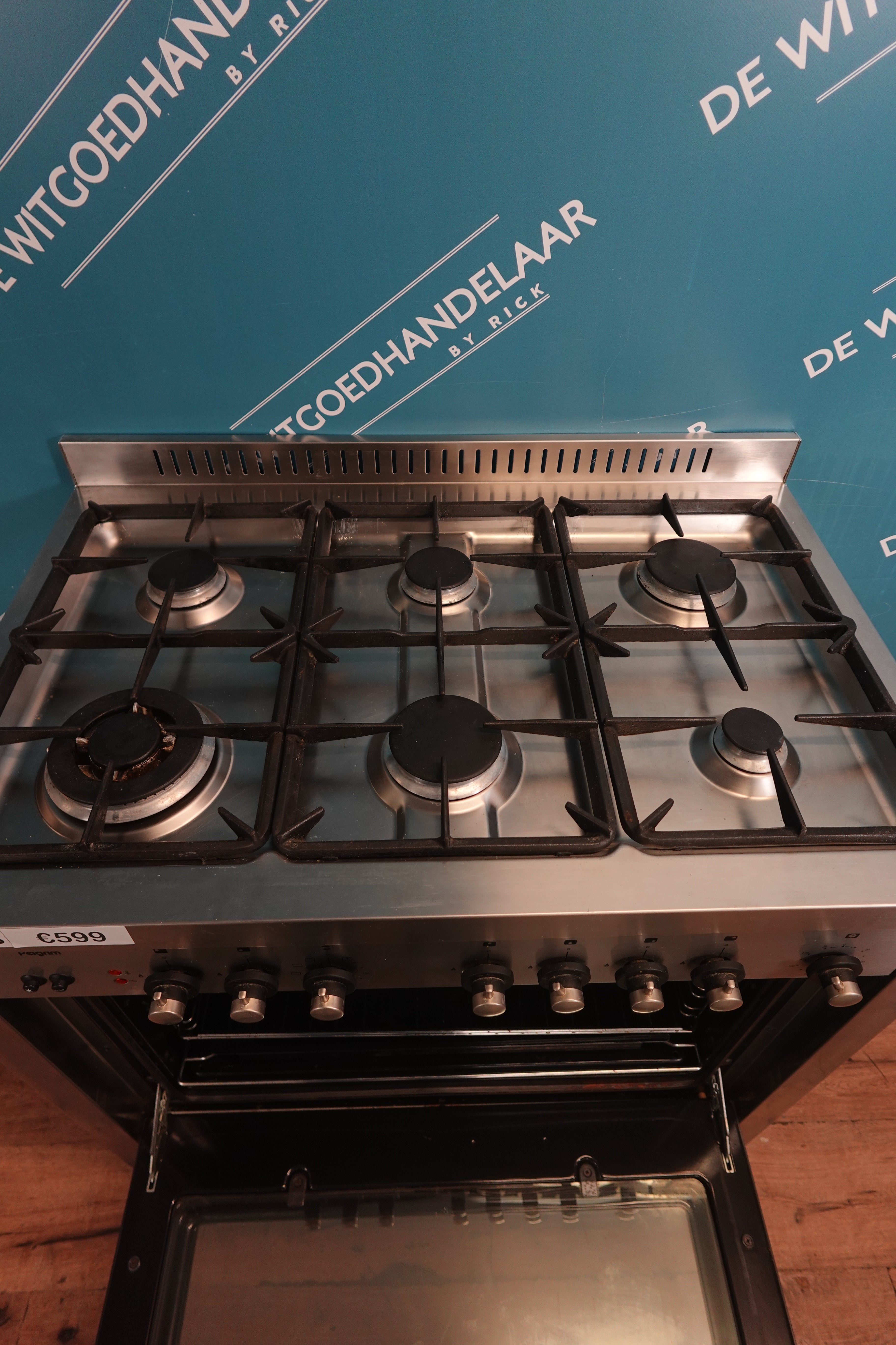 Gasfornuis met elektrische heteluchtoven Pelgrim