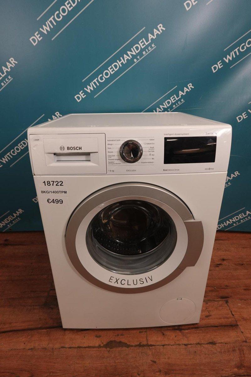 Wasmachine 8 kg 1400 toeren Bosch Serie 6 i-DOS