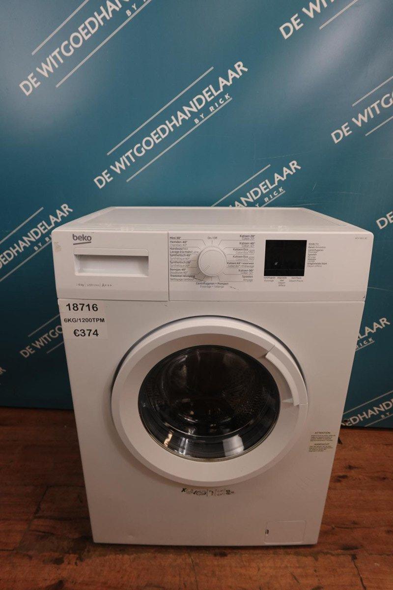 Wasmachine Beko 6kg 1200 toeren