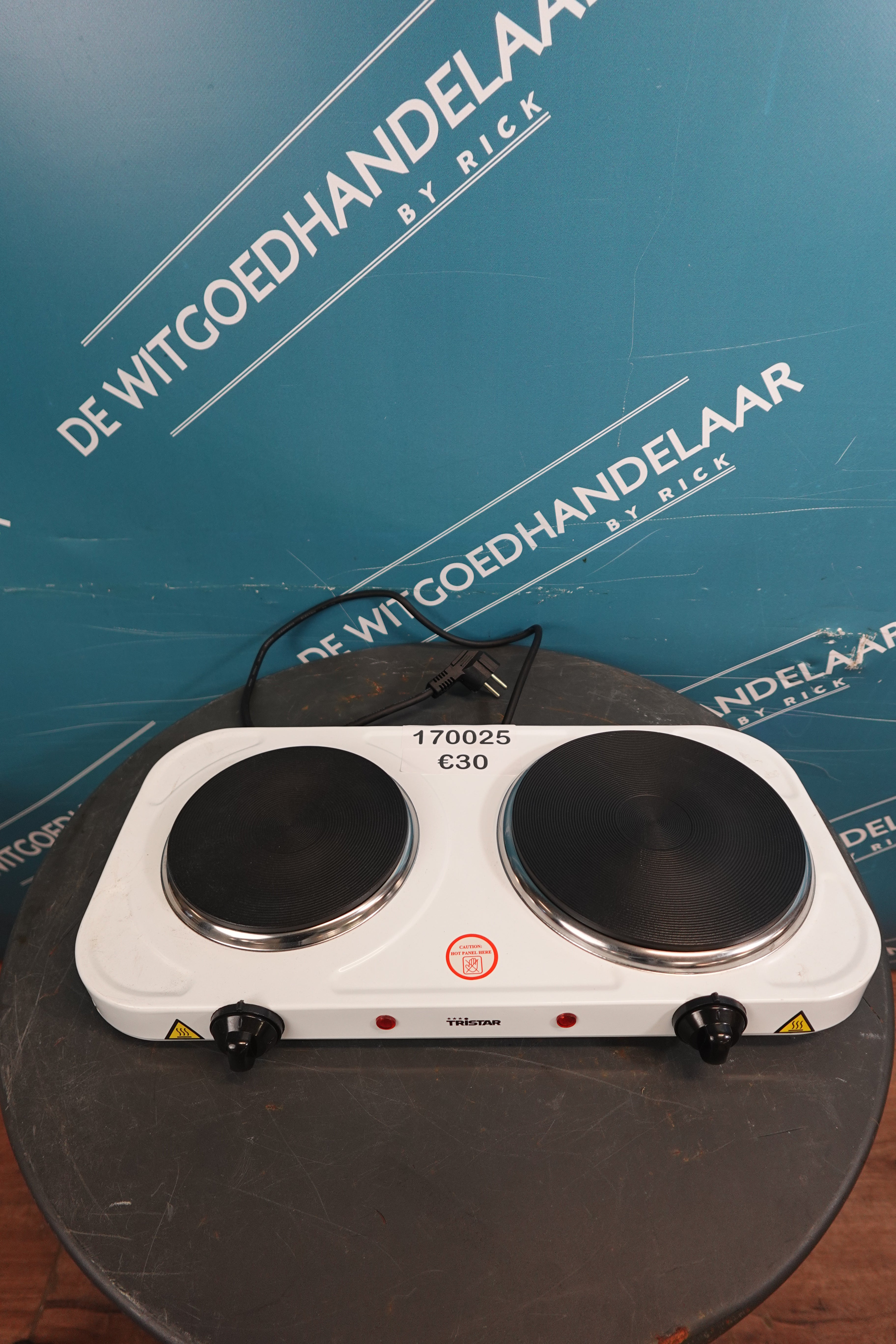 Vrijstaande elektrische kookplaat Tristar