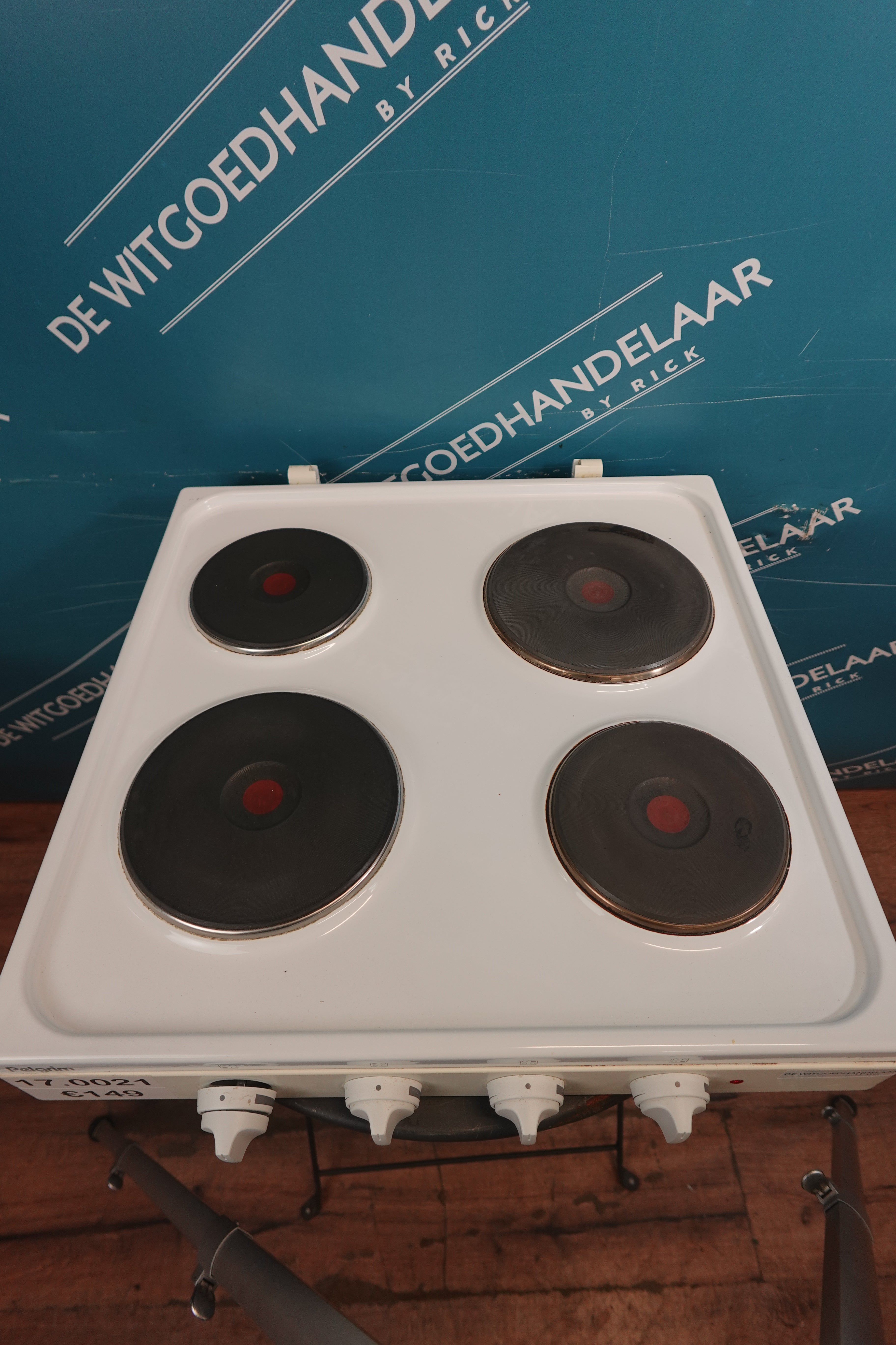 Vrijstaande elektrische kookplaat Pelgrim