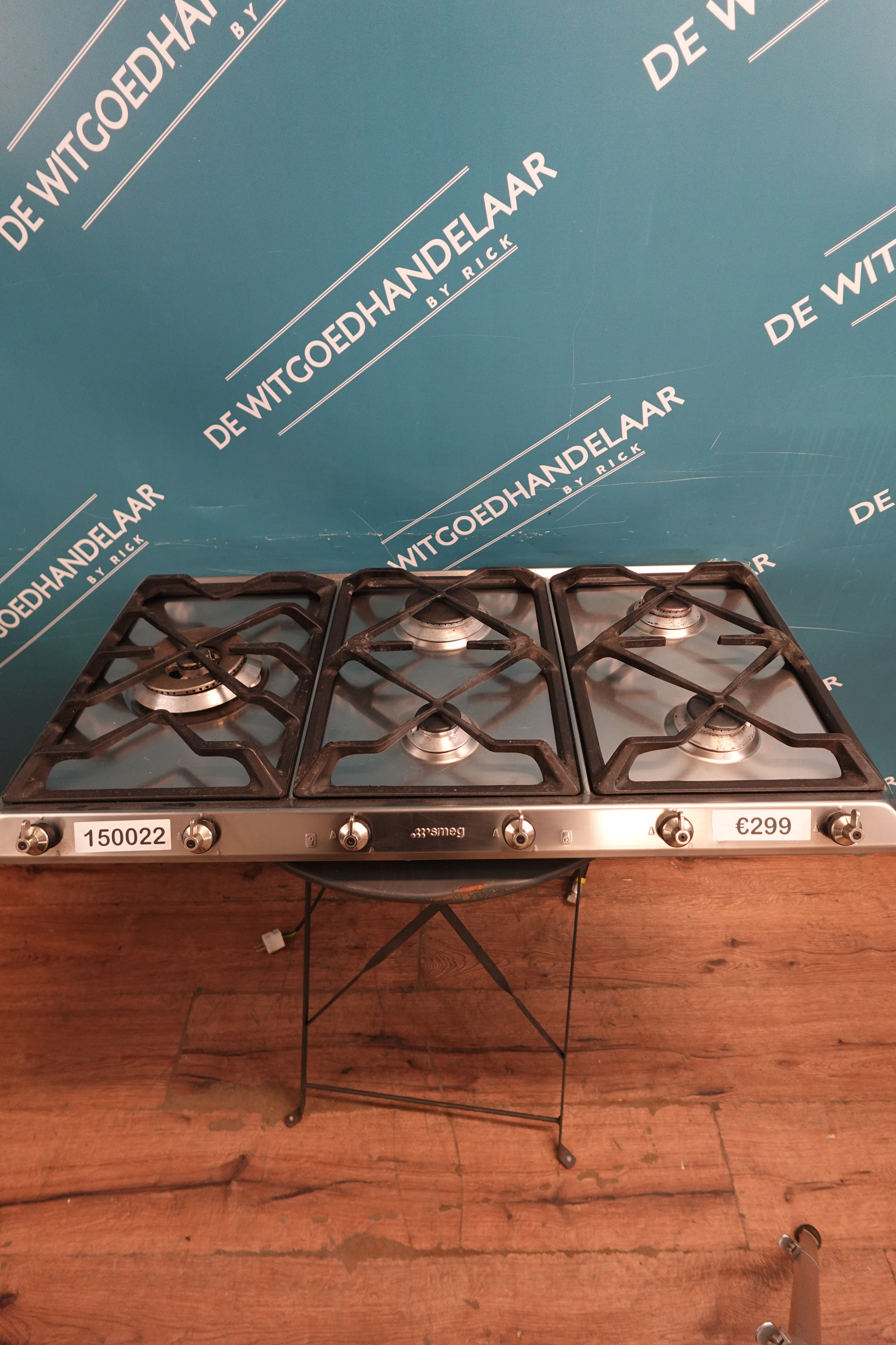 Inbouw gaskookplaat Smeg